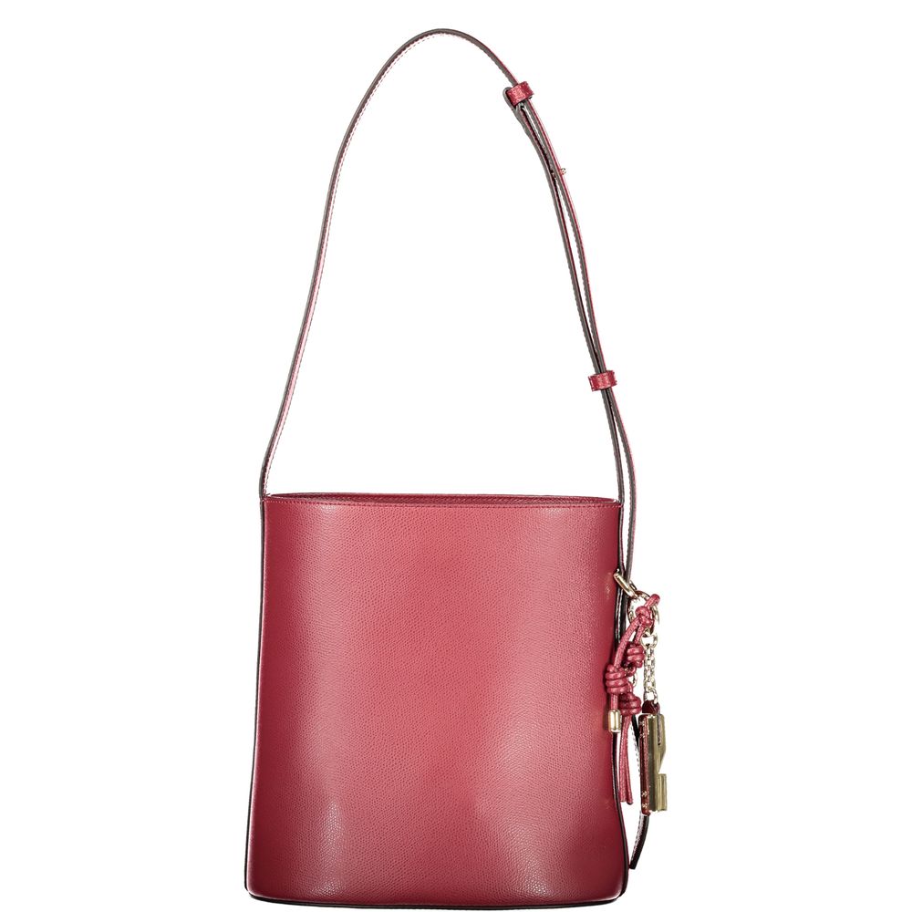 Furla Rosso Leather Woman Bucket Bag Furla Rosso Leather Woman Bucket Bag - Image 3