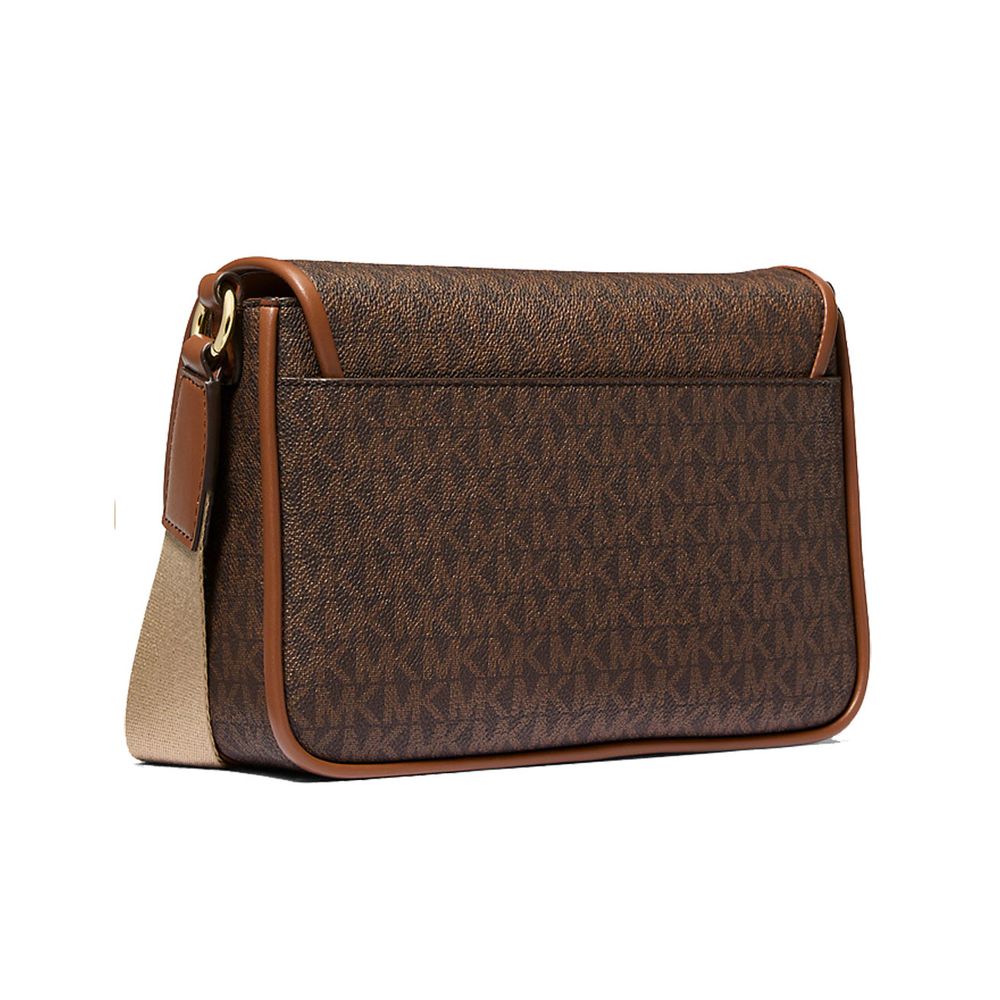 Michael Kors Brown Canvas Crossbody Bag Michael Kors Brown Canvas Crossbody Bag - Image 2