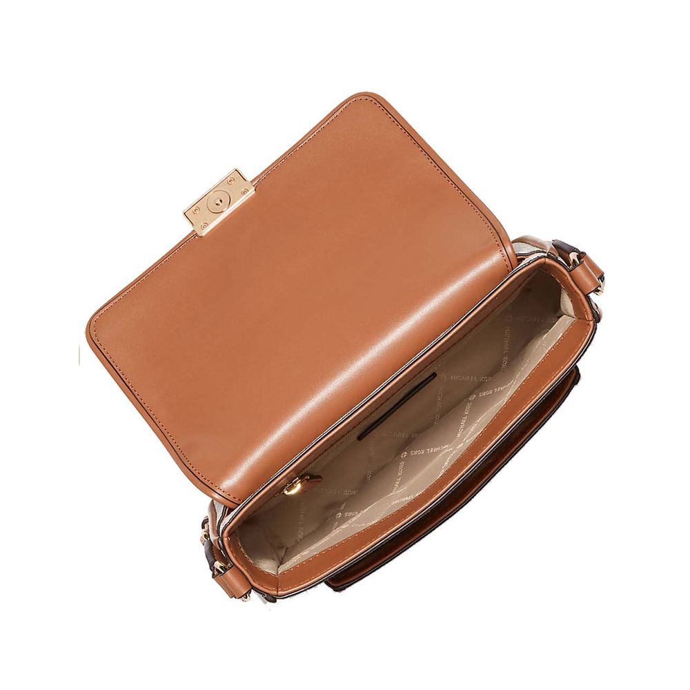 Michael Kors Brown Canvas Crossbody Bag Michael Kors Brown Canvas Crossbody Bag - Image 3
