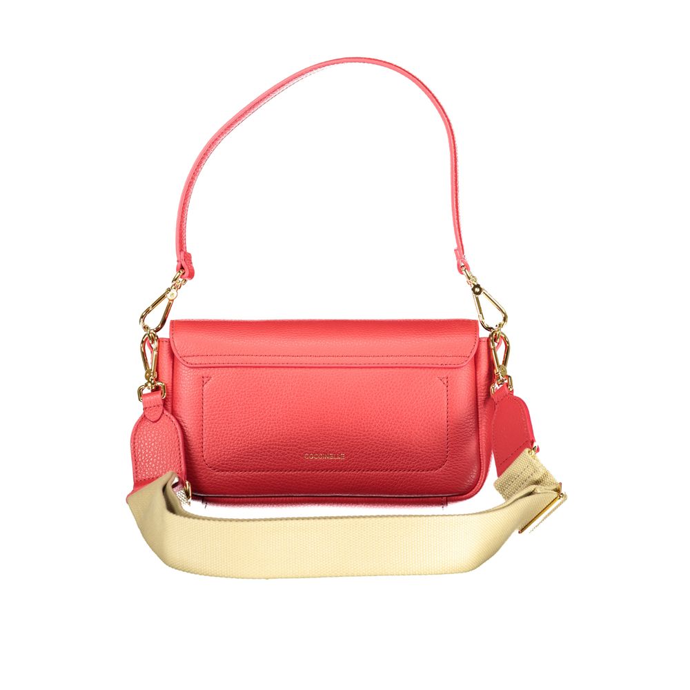 Coccinelle Rosso Leather Women Handbag Coccinelle Rosso Leather Women Handbag - Image 2