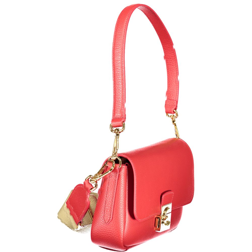 Coccinelle Rosso Leather Women Handbag Coccinelle Rosso Leather Women Handbag - Image 3