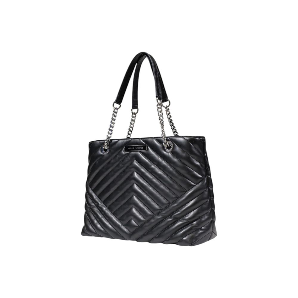 Armani Exchange poliesterio rankinė, juoda Armani Exchange poliesterio rankinė, juoda - Image 2