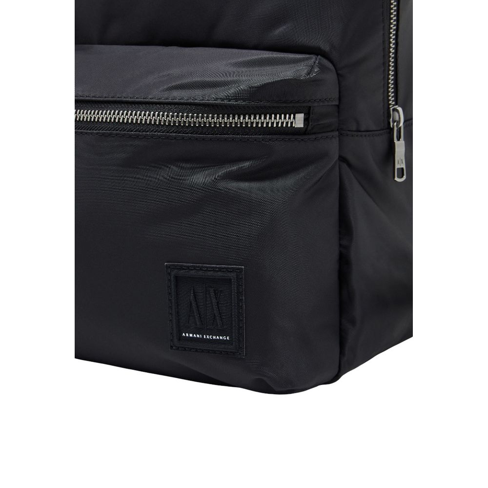 Armani Exchange juoda poliamido kuprinė Armani Exchange juoda poliamido kuprinė - Image 4