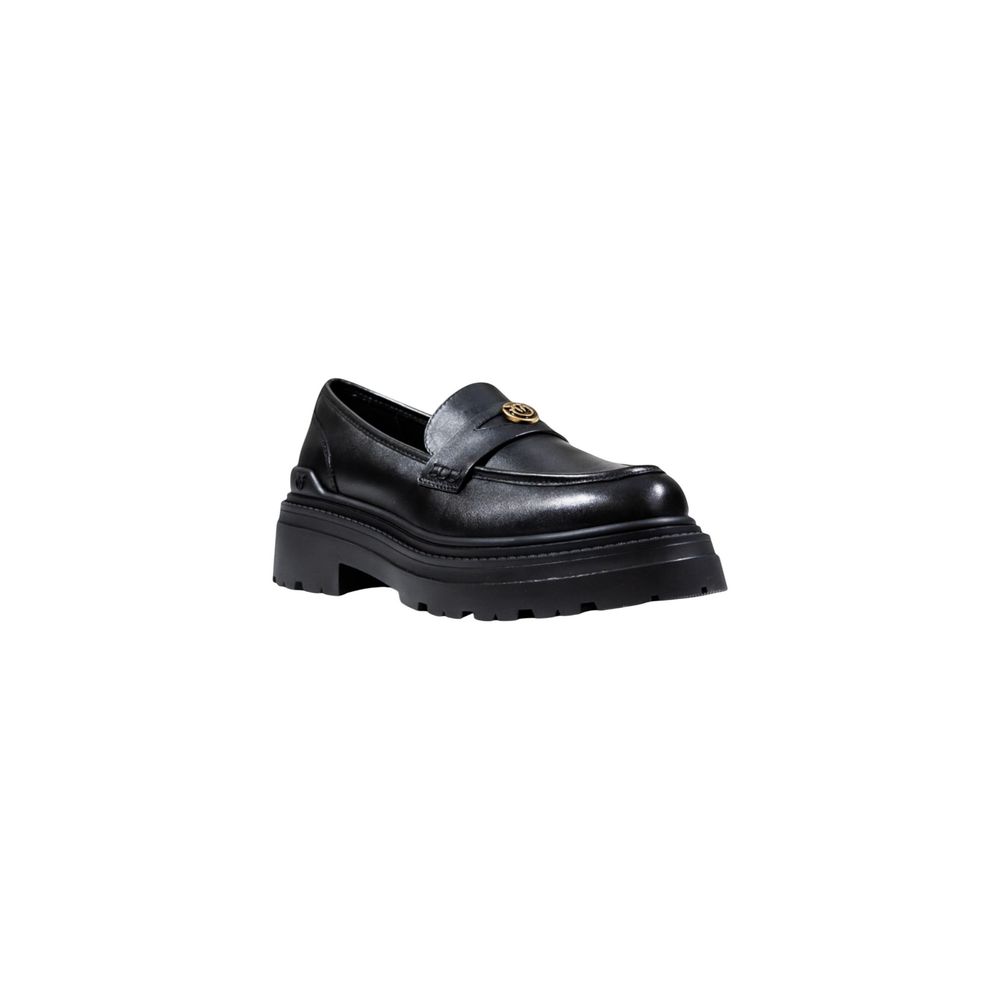 PINKO Black Leather Platform Pumps PINKO Black Leather Platform Pumps - Image 2