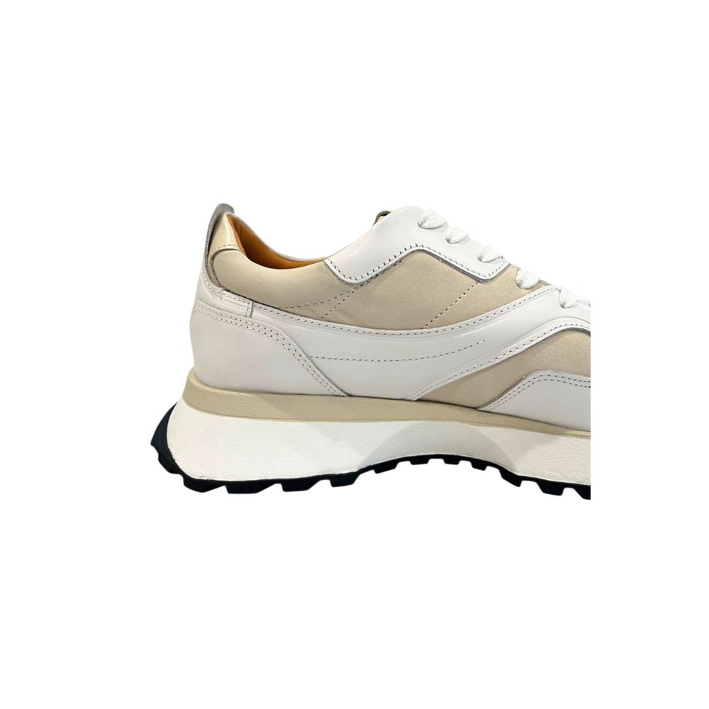 Hugo Boss White Leather Men Sneaker Hugo Boss White Leather Men Sneaker - Image 4