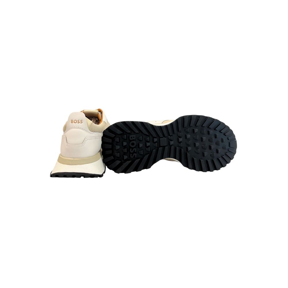 Hugo Boss White Leather Men Sneaker Hugo Boss White Leather Men Sneaker - Image 7