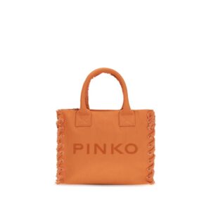 PINKO medvilninė rankinė per petį, oranžinė