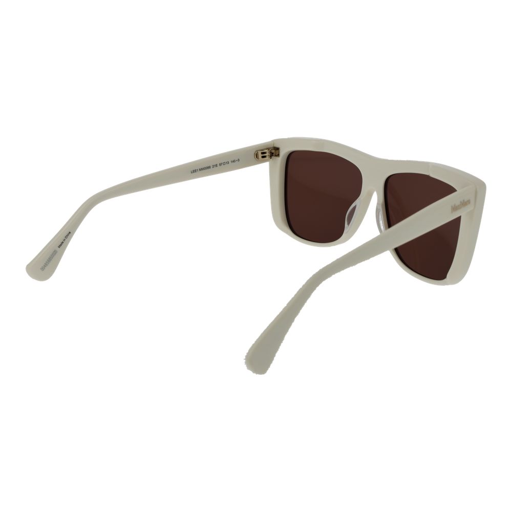 Max Mara White Acetate Sunglasses Max Mara White Acetate Sunglasses - Image 3