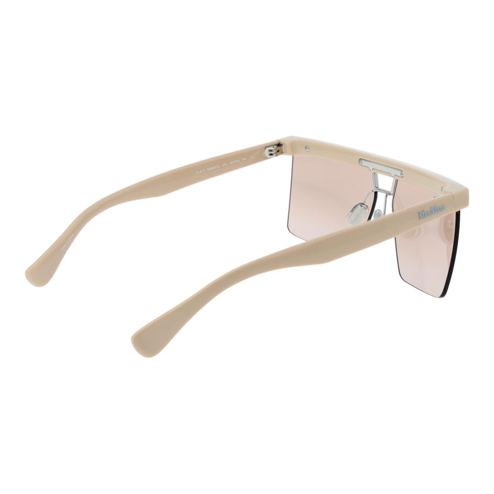 Max Mara Beige Plastic Sunglasses Max Mara Beige Plastic Sunglasses - Image 3