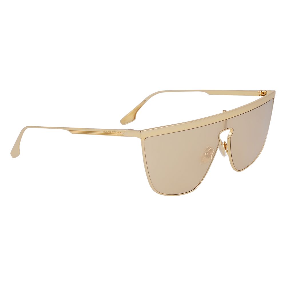 Victoria Beckham Gold Metal Sunglasses Victoria Beckham Gold Metal Sunglasses - Image 3