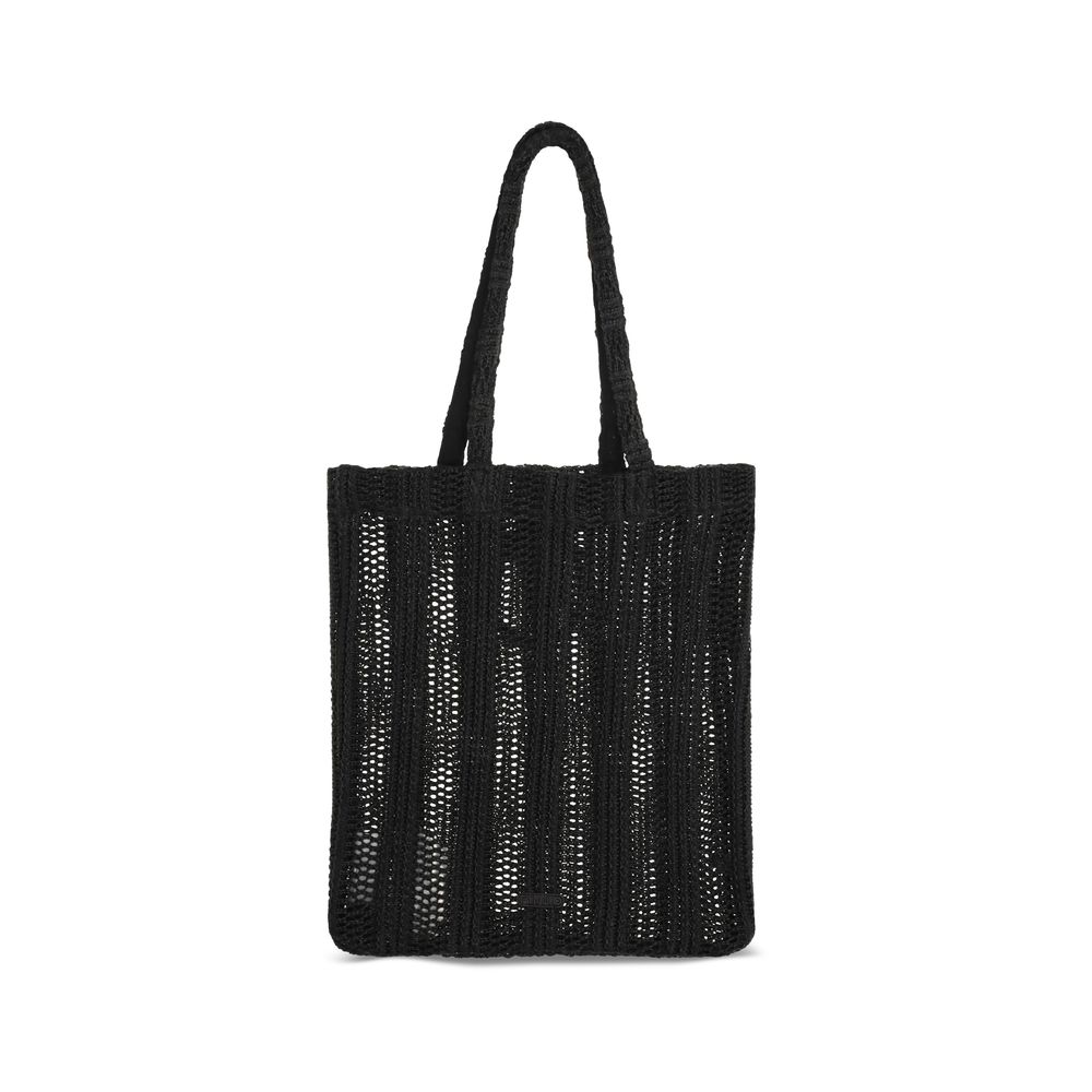 PINKO Black Raffia Shoulder Bag PINKO Black Raffia Shoulder Bag - Image 2