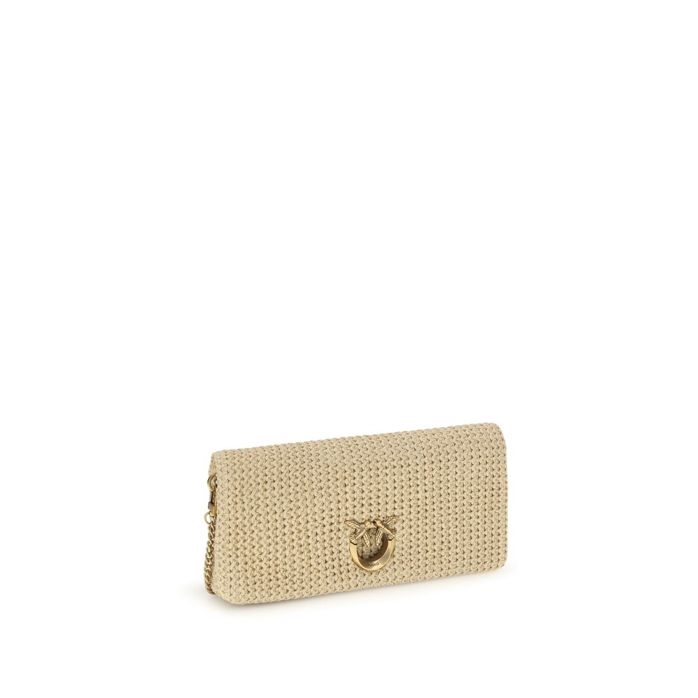 PINKO Beige Polypropylene Shoulder Bag PINKO Beige Polypropylene Shoulder Bag - Image 2