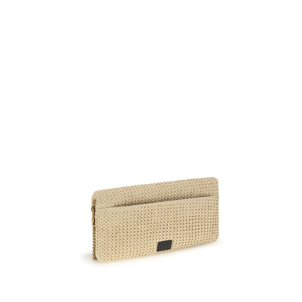 PINKO Beige Polypropylene Shoulder Bag PINKO Beige Polypropylene Shoulder Bag - Image 3