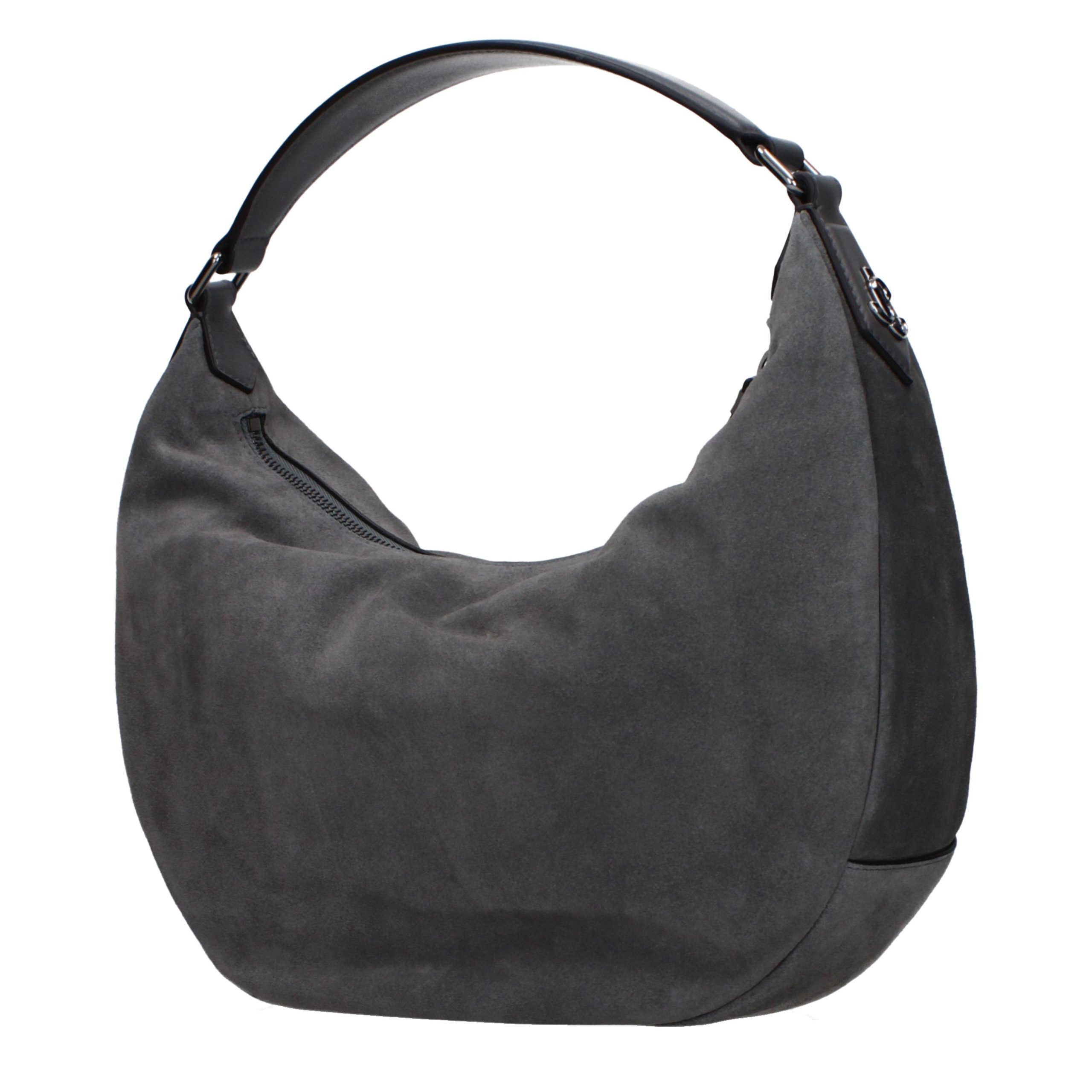 Jimmy Choo pilka odinė rankinė per petį Jimmy Choo pilka odinė rankinė per petį - Image 2