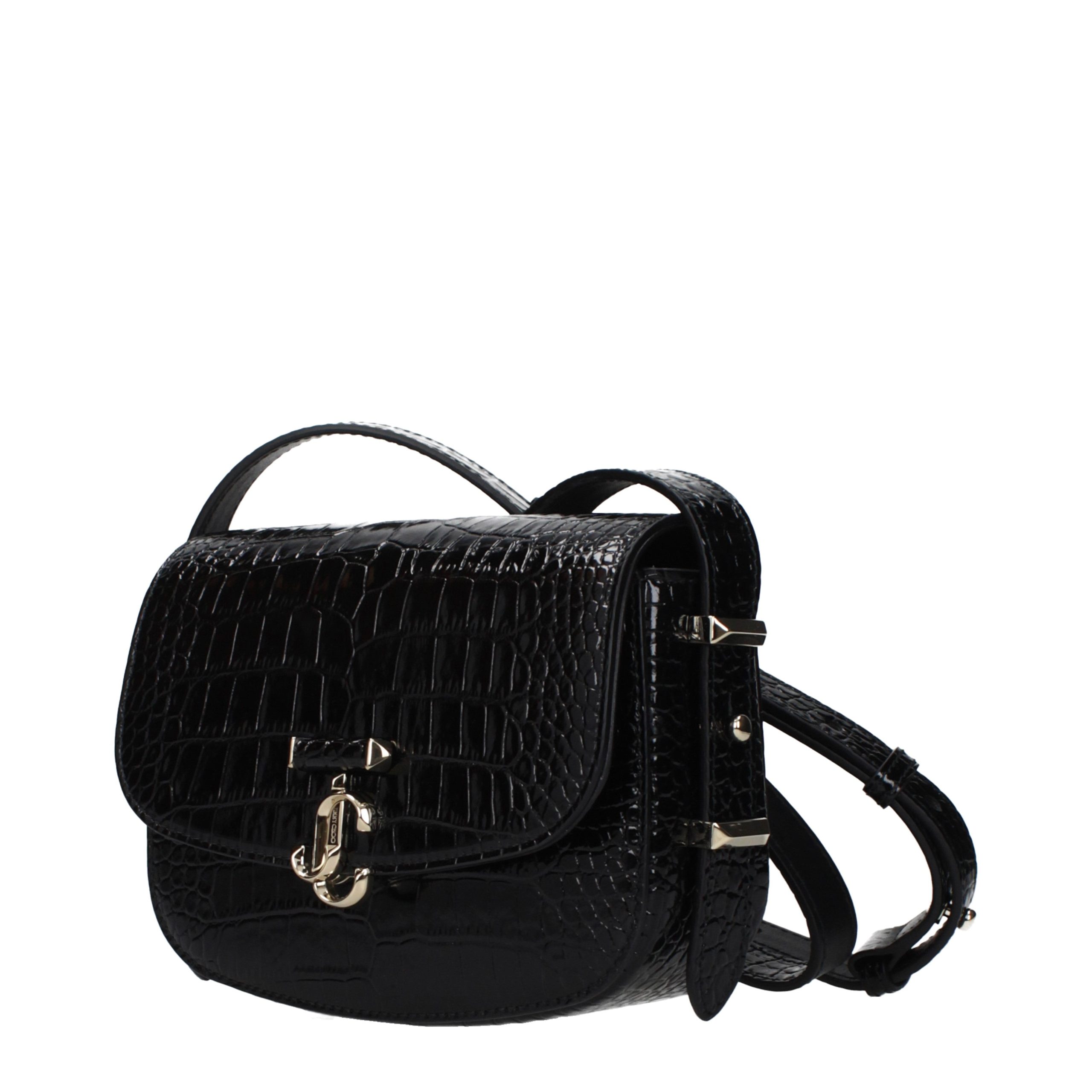 Jimmy Choo juoda odinė rankinė per petį Jimmy Choo juoda odinė rankinė per petį - Image 2