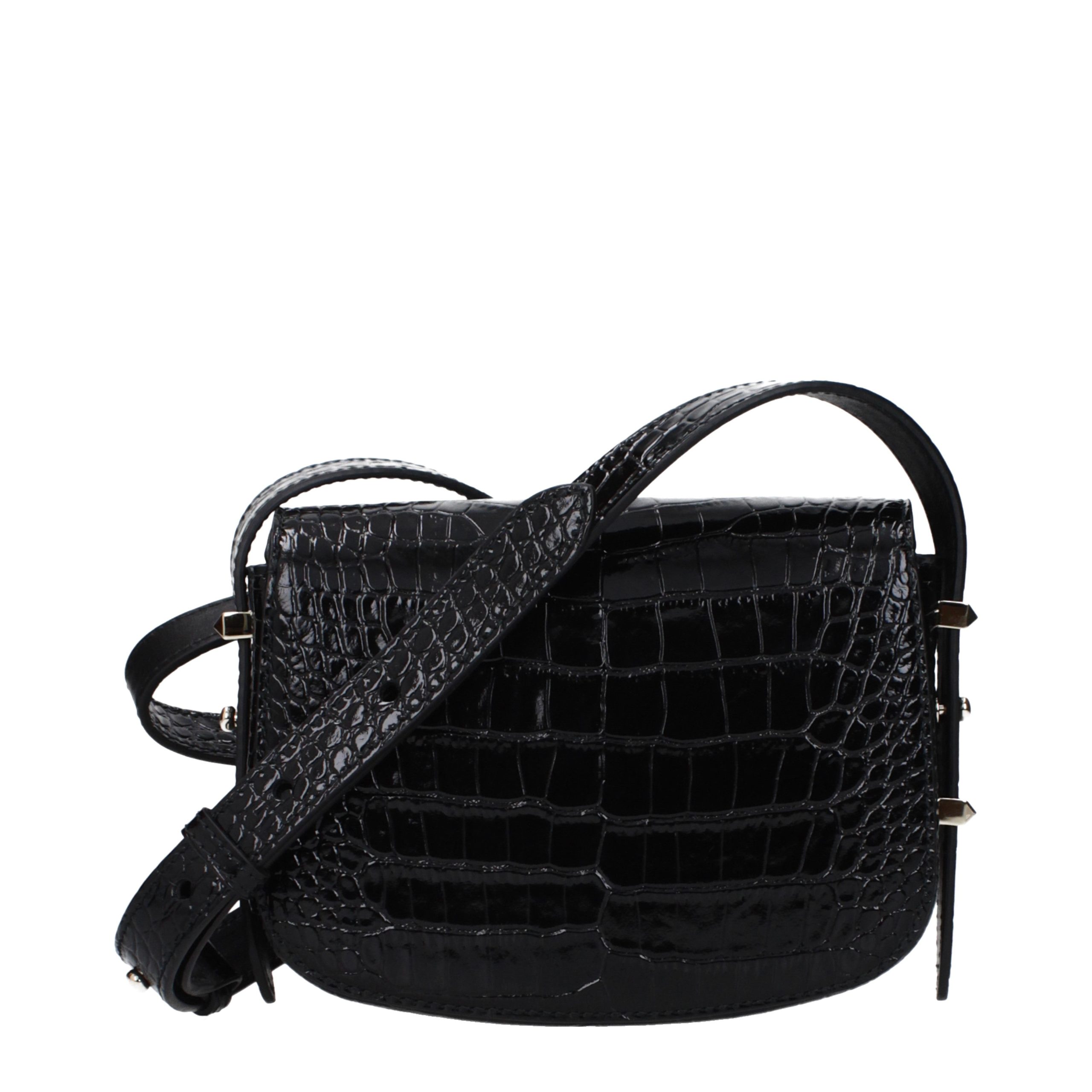 Jimmy Choo juoda odinė rankinė per petį Jimmy Choo juoda odinė rankinė per petį - Image 3