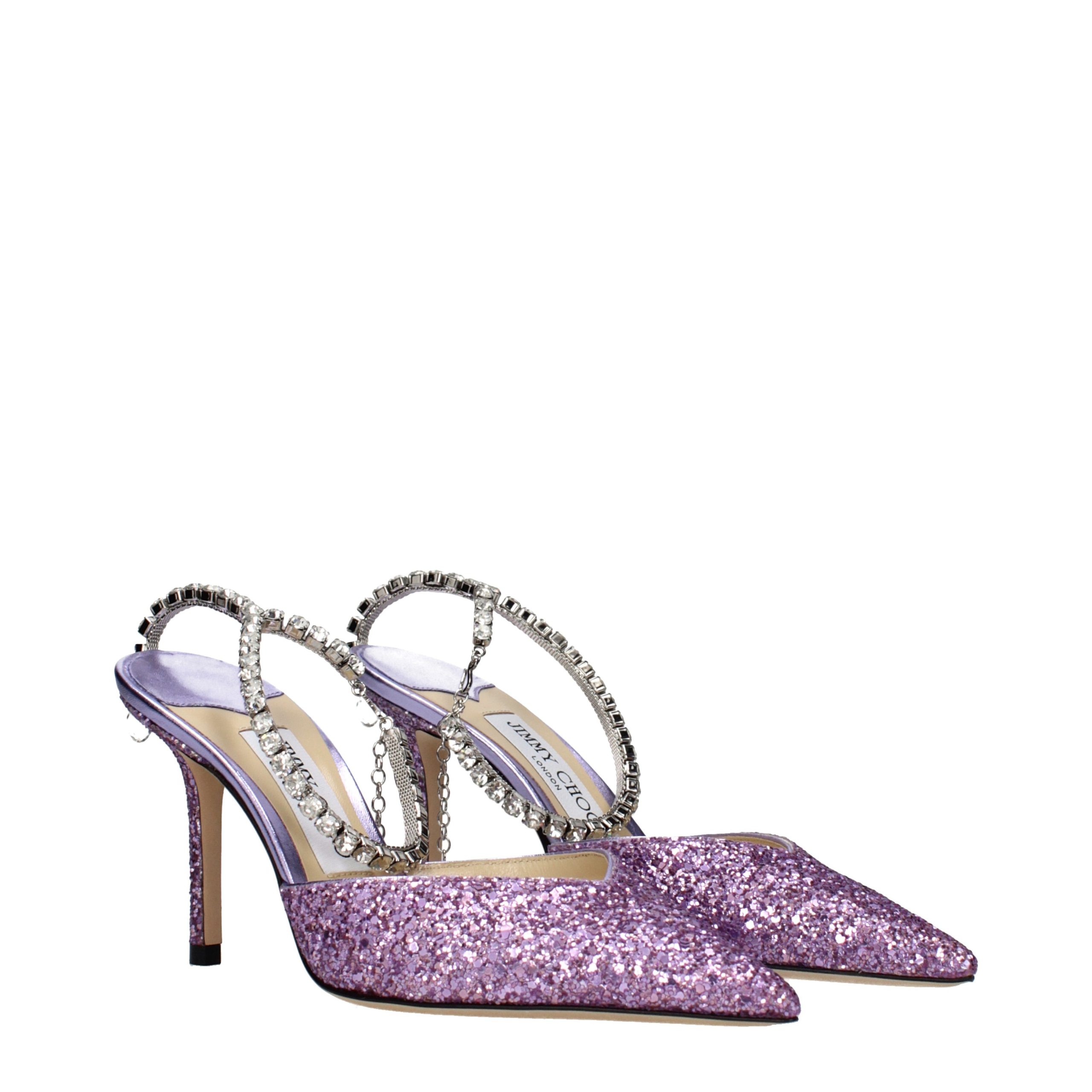 Jimmy Choo Purple Plastic Stiletto Heel Sandals Jimmy Choo Purple Plastic Stiletto Heel Sandals - Image 2