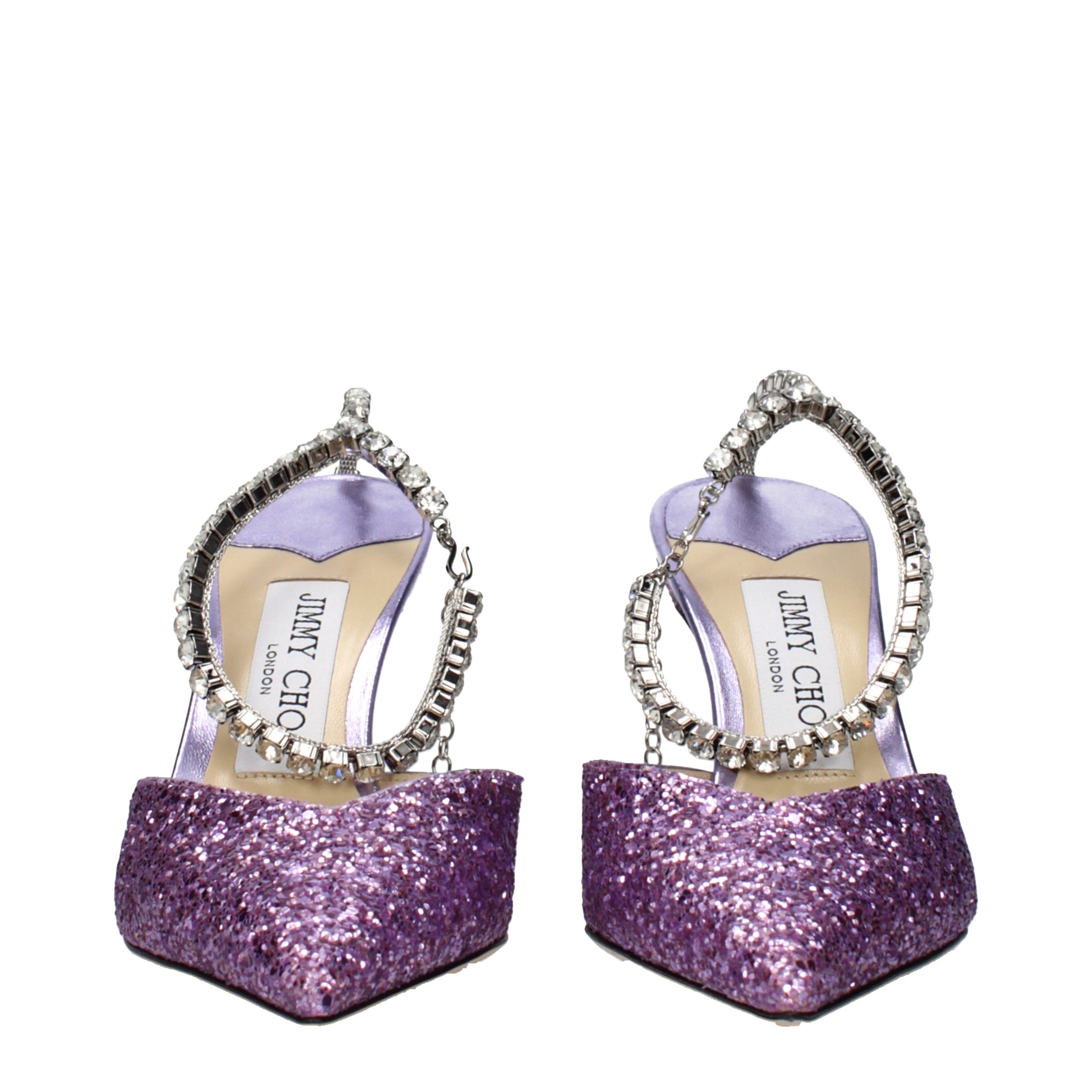 Jimmy Choo Purple Plastic Stiletto Heel Sandals Jimmy Choo Purple Plastic Stiletto Heel Sandals - Image 3