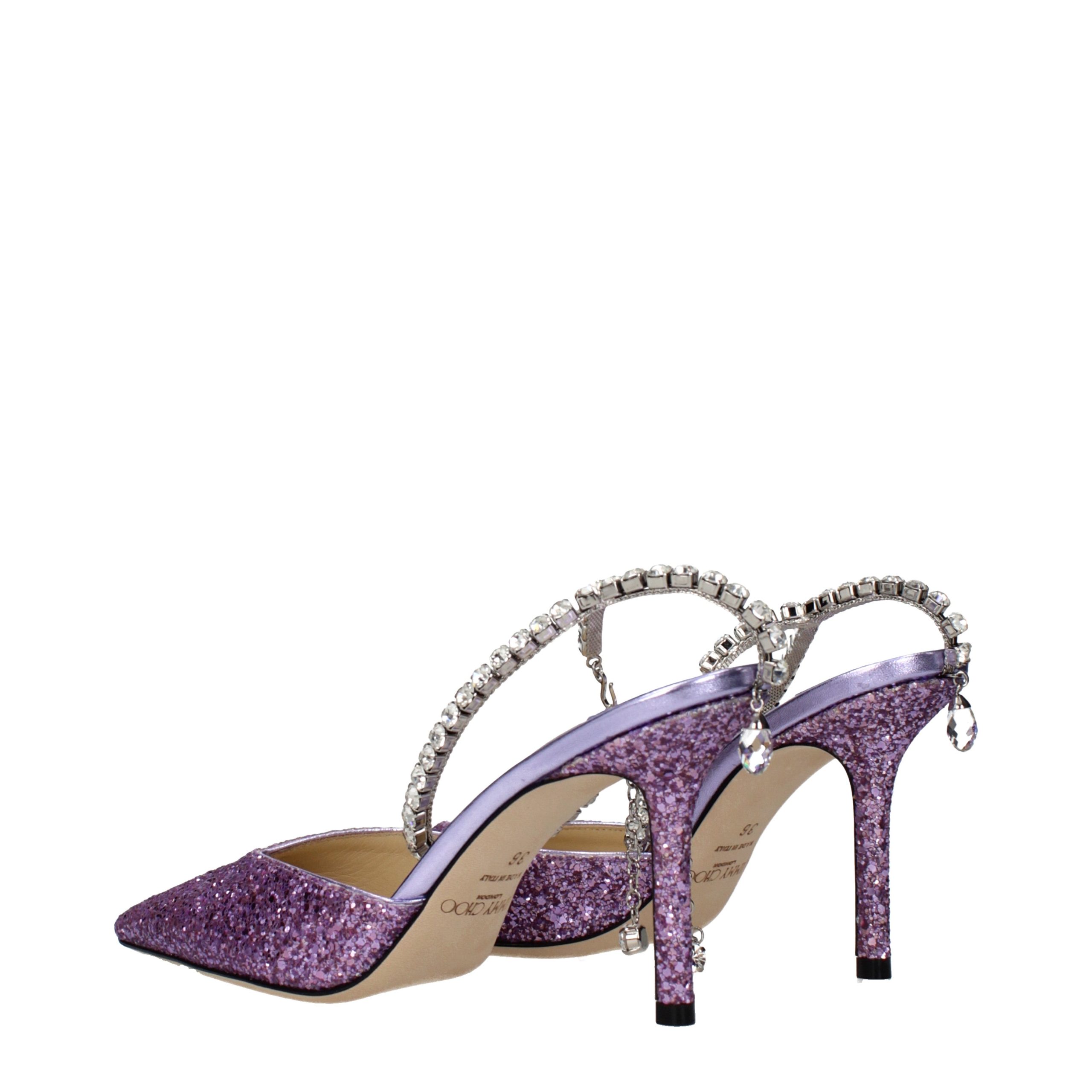 Jimmy Choo Purple Plastic Stiletto Heel Sandals Jimmy Choo Purple Plastic Stiletto Heel Sandals - Image 4