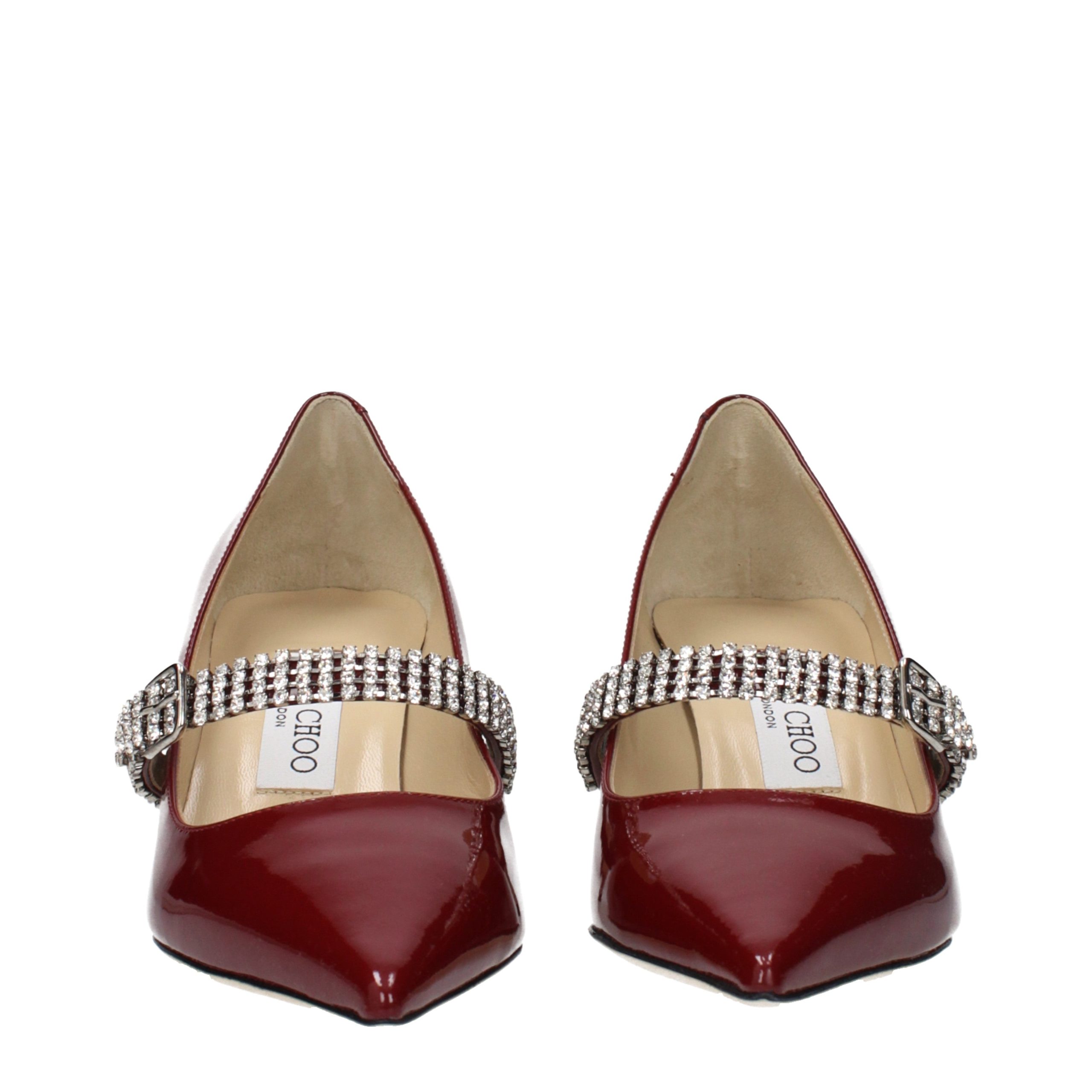 Jimmy Choo raudoni odiniai aukštakulniai bateliai Jimmy Choo raudoni odiniai aukštakulniai bateliai - Image 3
