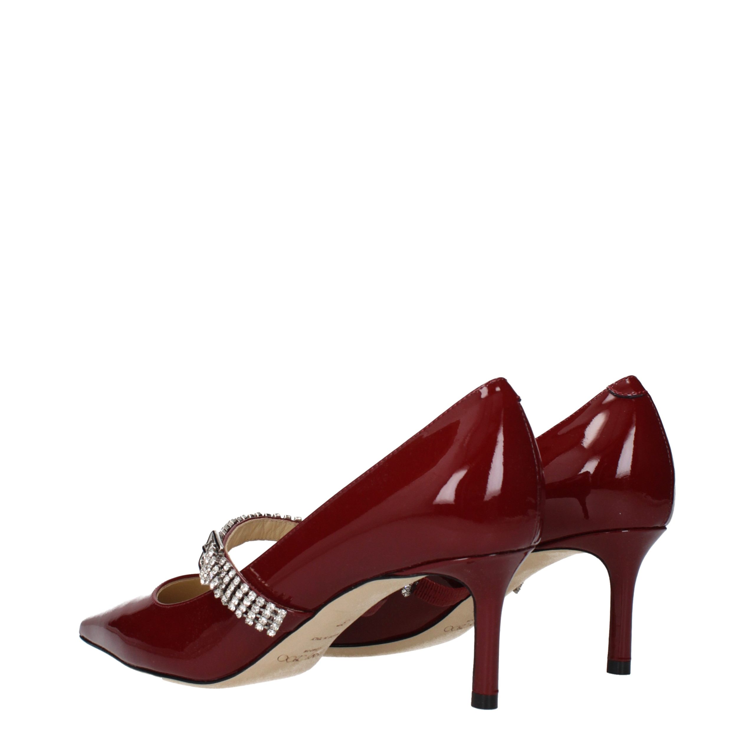 Jimmy Choo raudoni odiniai aukštakulniai bateliai Jimmy Choo raudoni odiniai aukštakulniai bateliai - Image 4