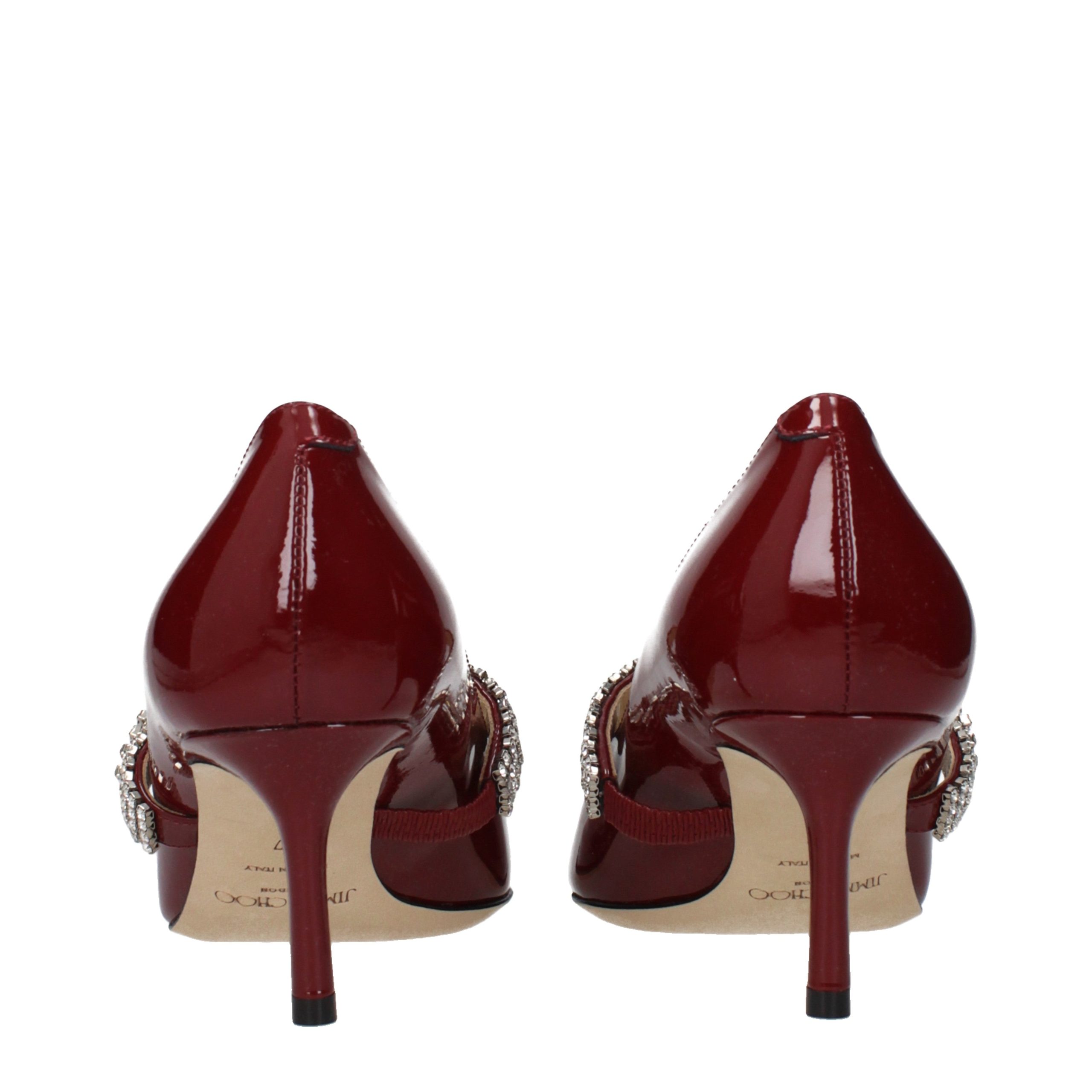 Jimmy Choo raudoni odiniai aukštakulniai bateliai Jimmy Choo raudoni odiniai aukštakulniai bateliai - Image 5