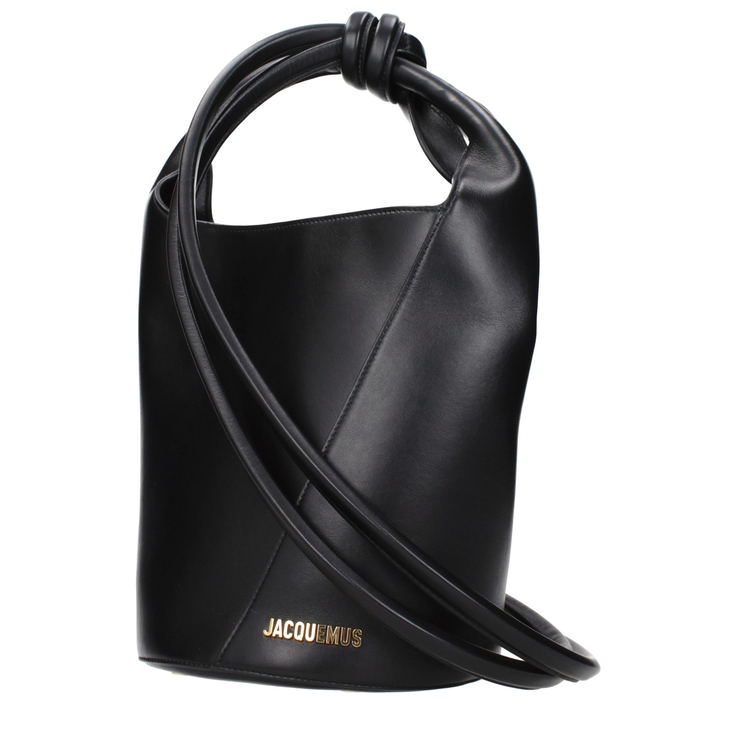 Jacquemus juoda odinė rankinė per petį Jacquemus juoda odinė rankinė per petį - Image 2