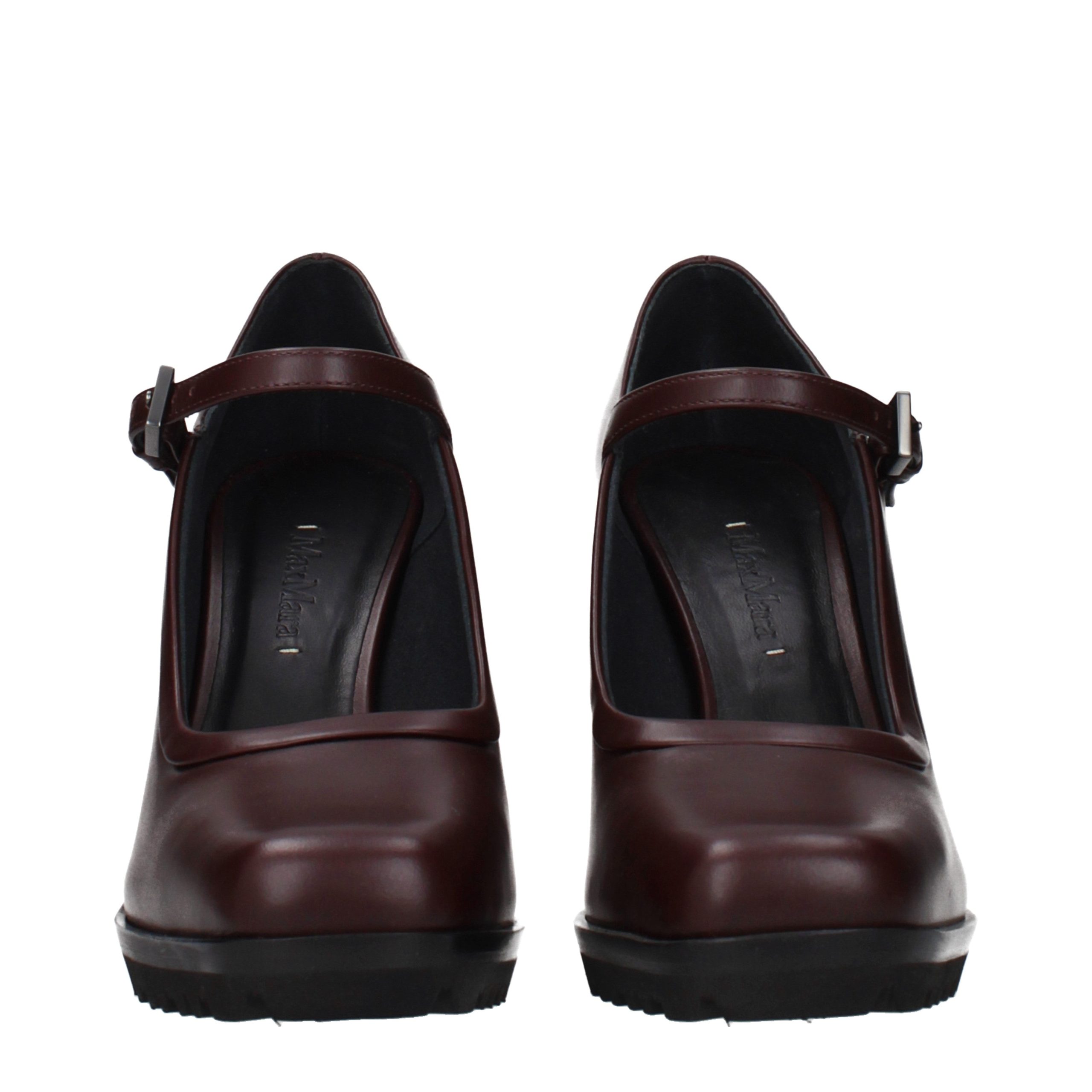 Max Mara rudi odiniai aukštakulniai bateliai Max Mara rudi odiniai aukštakulniai bateliai - Image 3