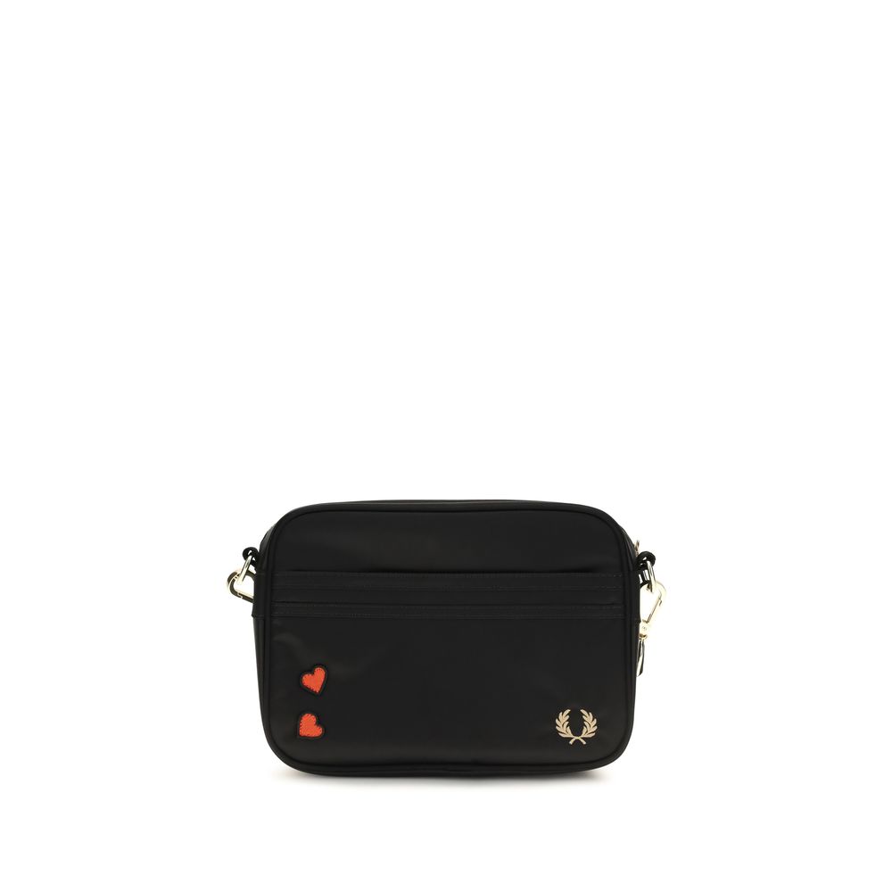 Fred Perry Black Nylon Shoulder Bag