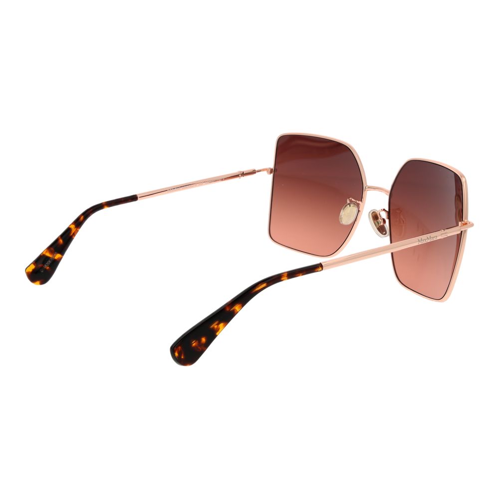 Max Mara Rose Gold Metal Sunglasses Max Mara Rose Gold Metal Sunglasses - Image 3