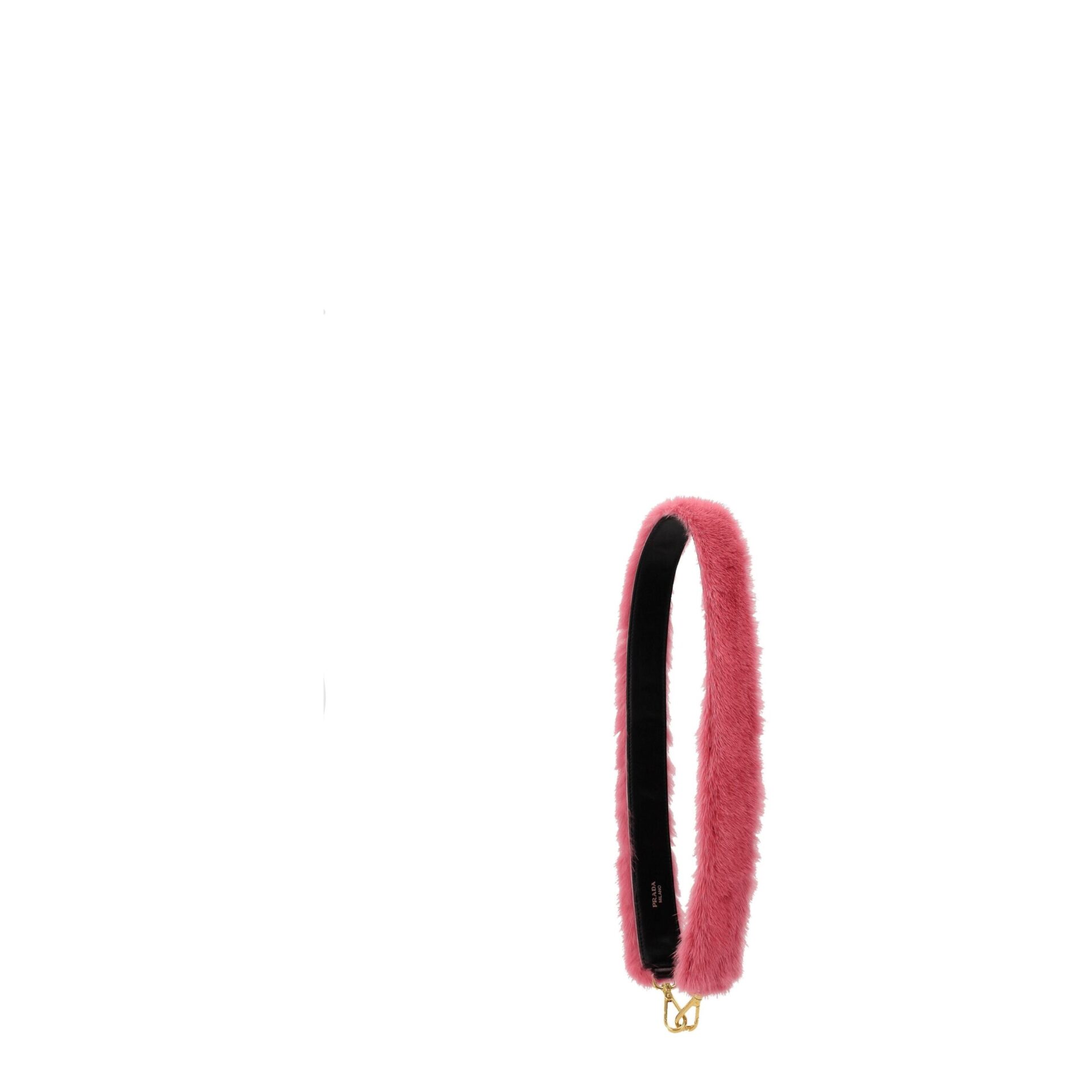 Prada Pink Fur Shoulder Bag