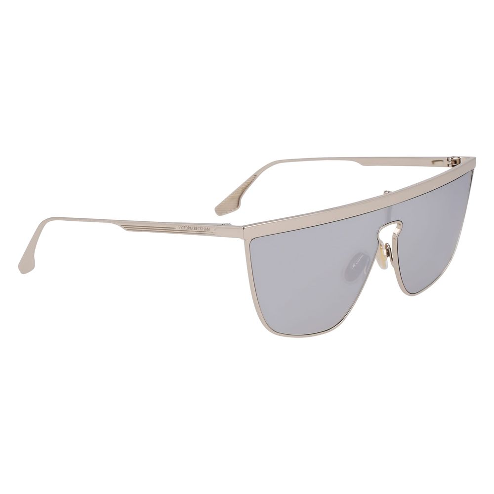 Victoria Beckham Gray Metal Sunglasses Victoria Beckham Gray Metal Sunglasses - Image 3