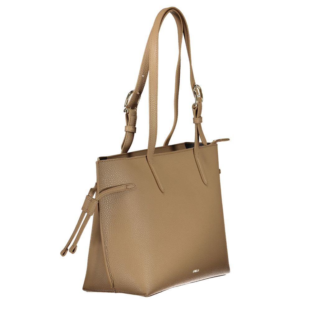 Furla Marrone Leather Woman Handbag Furla Marrone Leather Woman Handbag - Image 3