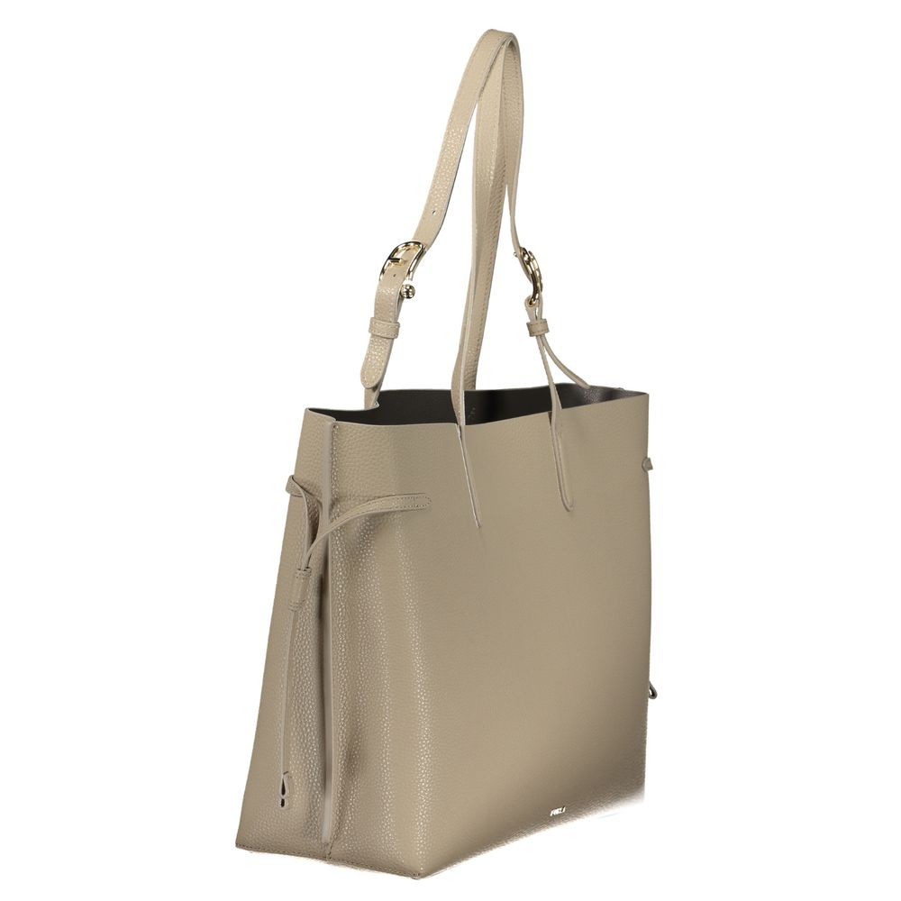 Furla Beige Leather Women Handbag Furla Beige Leather Women Handbag - Image 3