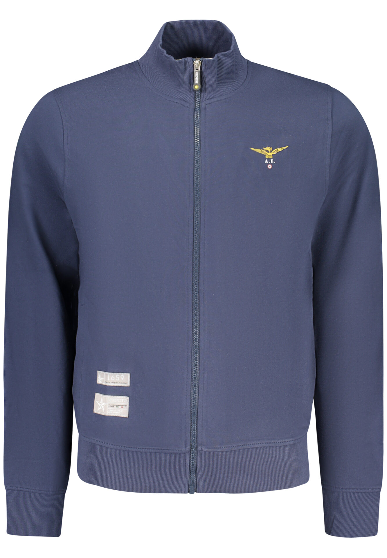 MILITARY ACADEMY MEN'S BLUE ZIP-UP SWEATSHIRT