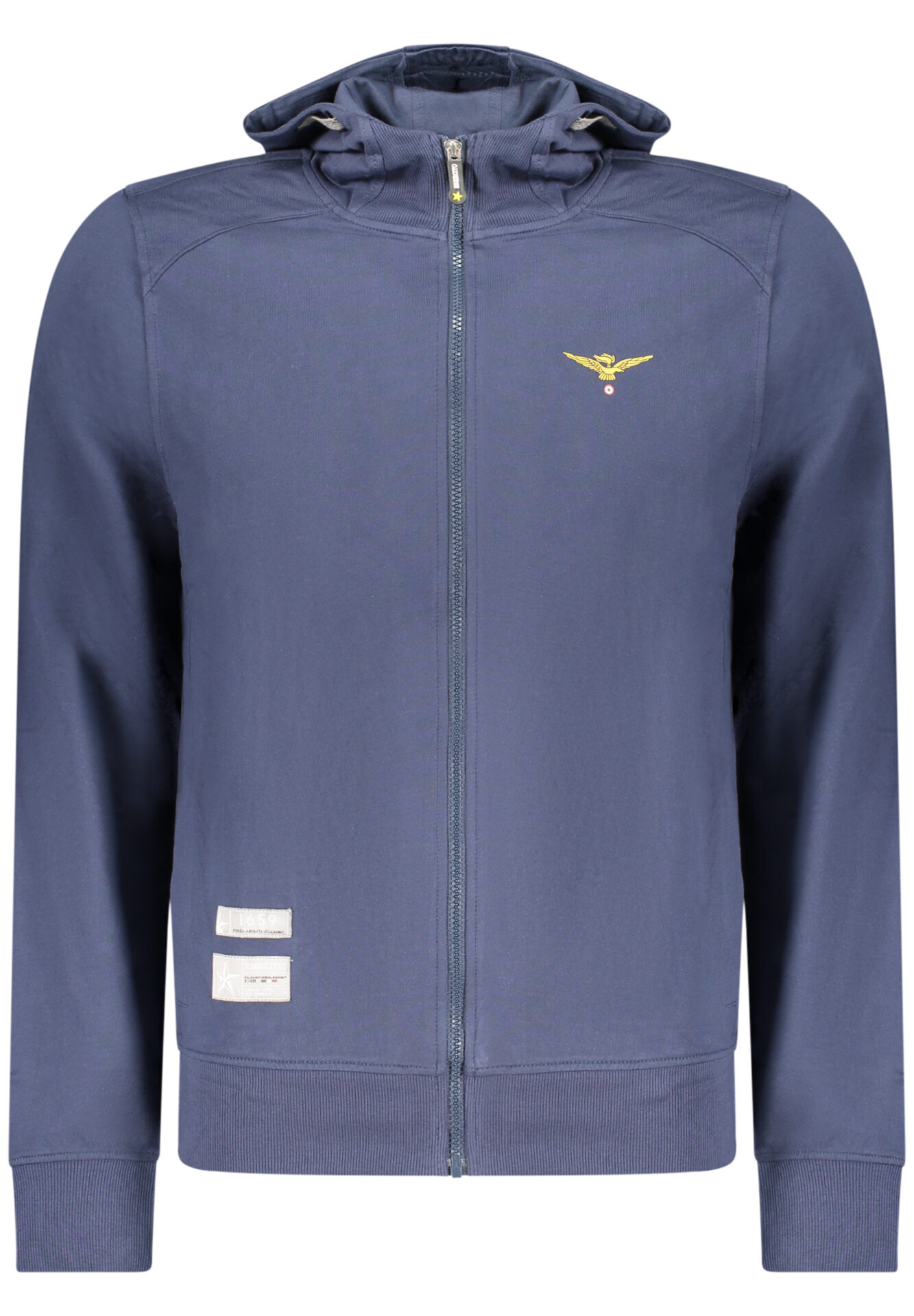 MILITARY ACADEMY MEN'S BLUE ZIP-UP SWEATSHIRT