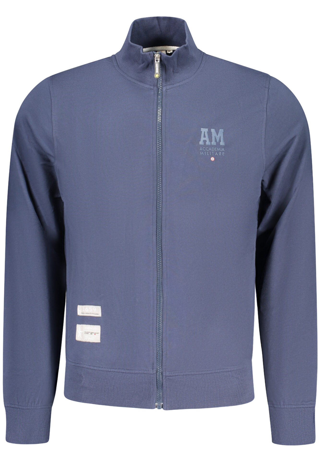 MILITARY ACADEMY MEN'S BLUE ZIP-UP SWEATSHIRT
