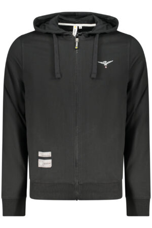 MILITARY ACADEMY MEN'S BLACK ZIP-UP SWEATSHIRT