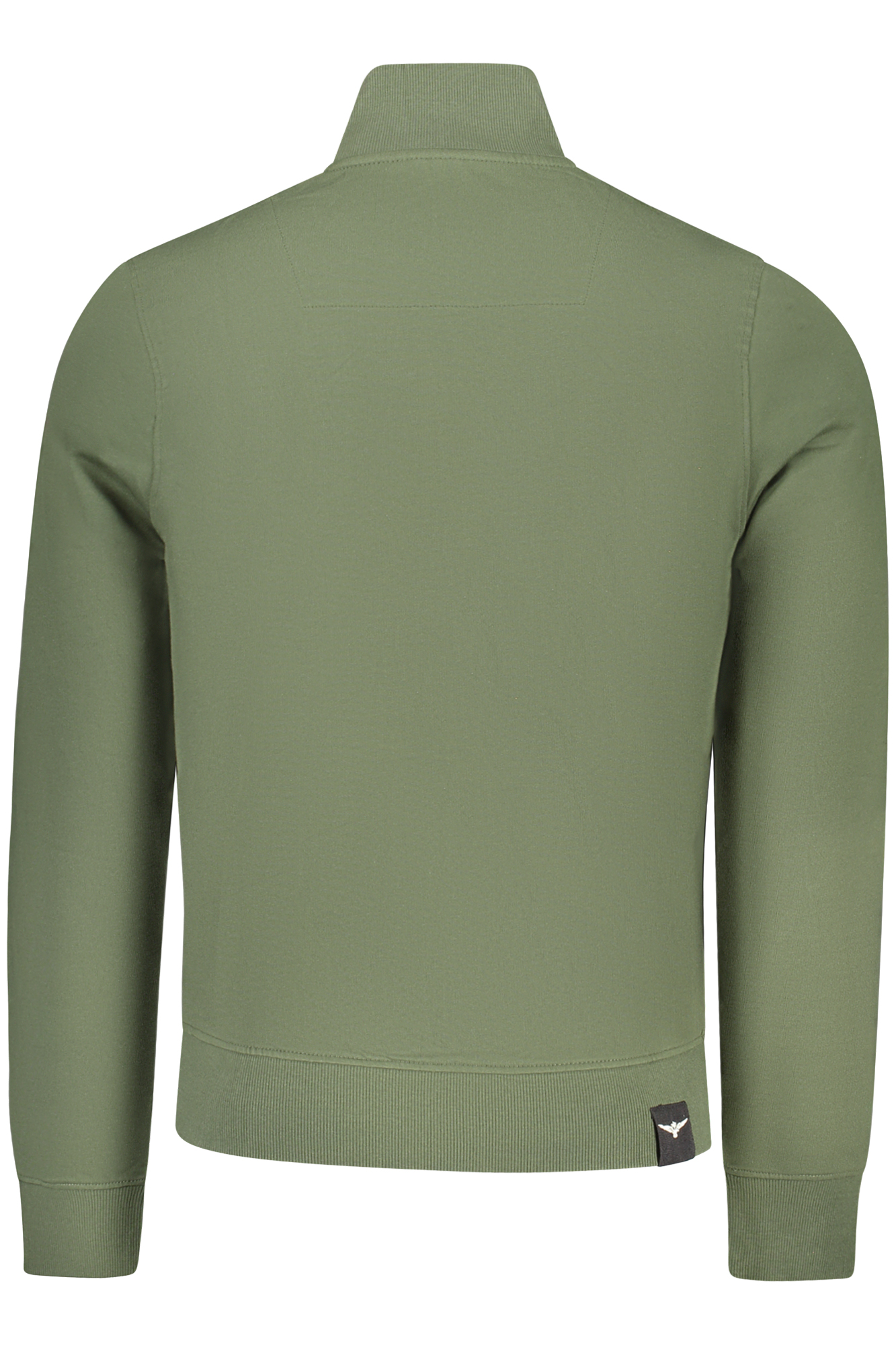 MILITARY ACADEMY MEN'S GREEN ZIP-UP SWEATSHIRT MILITARY ACADEMY MEN'S GREEN ZIP-UP SWEATSHIRT - Image 2