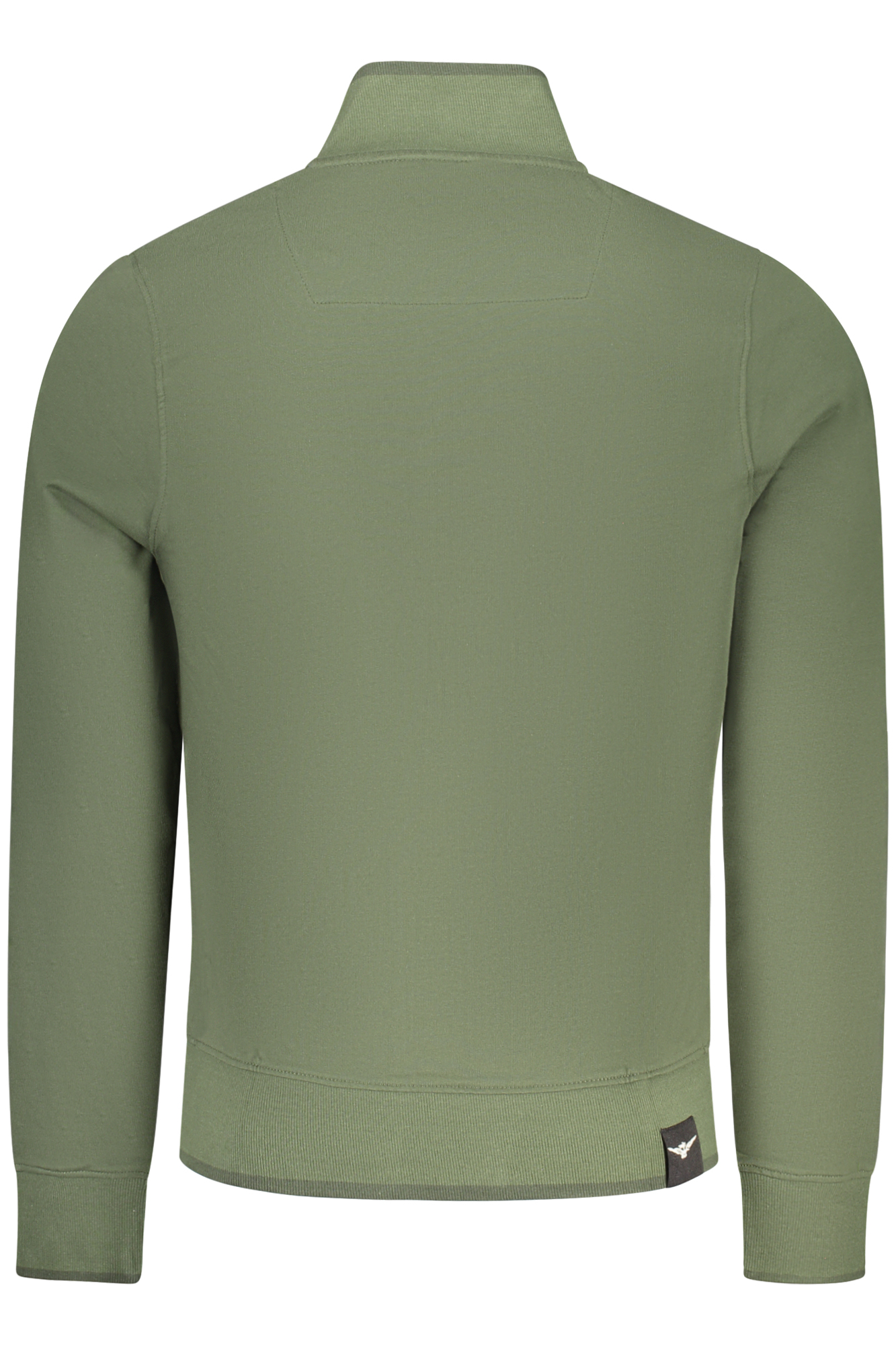 MILITARY ACADEMY MEN'S GREEN ZIP-UP SWEATSHIRT MILITARY ACADEMY MEN'S GREEN ZIP-UP SWEATSHIRT - Image 2