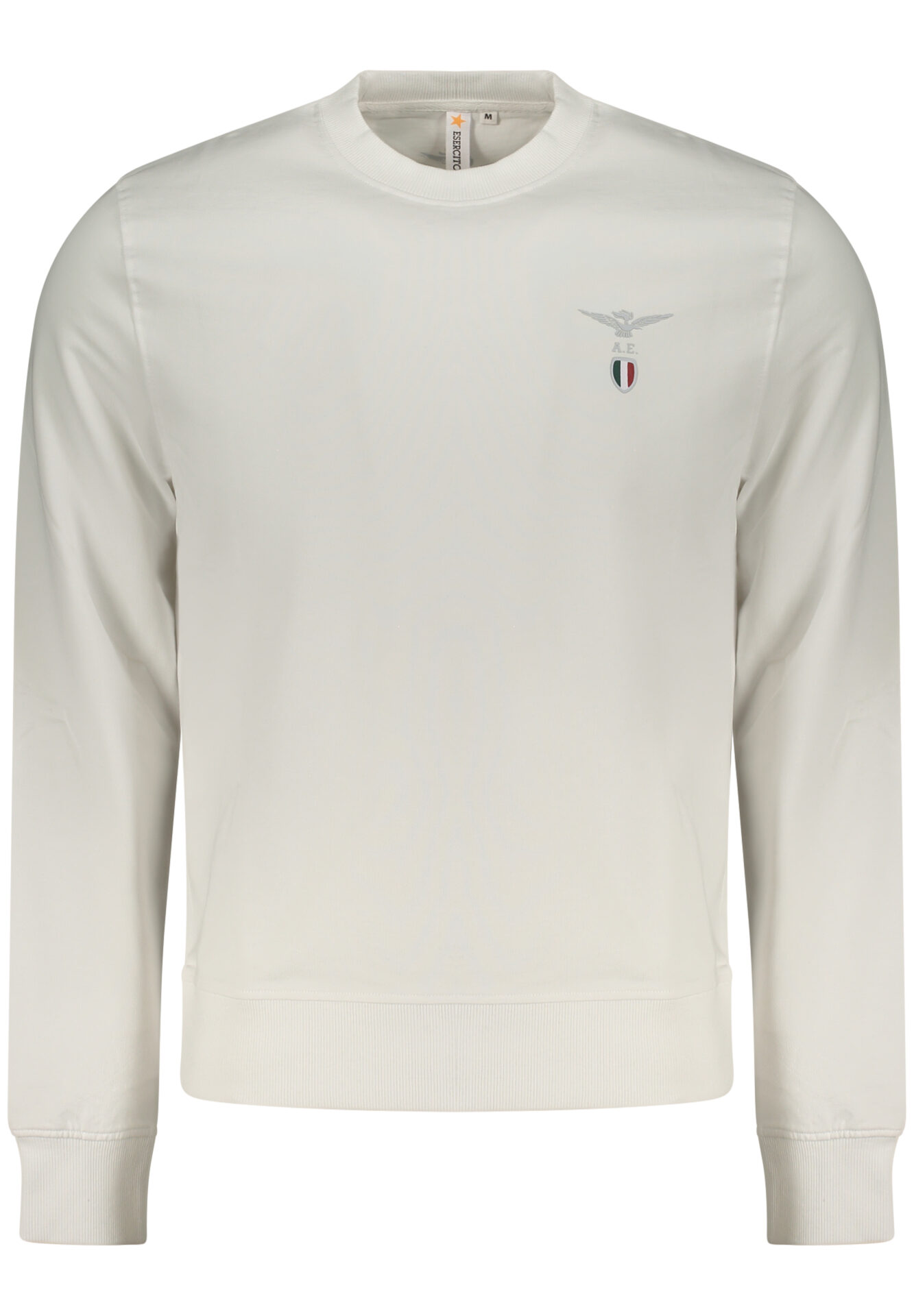 MILITARY ACADEMY MEN'S WHITE ZIP-UP SWEATSHIRT