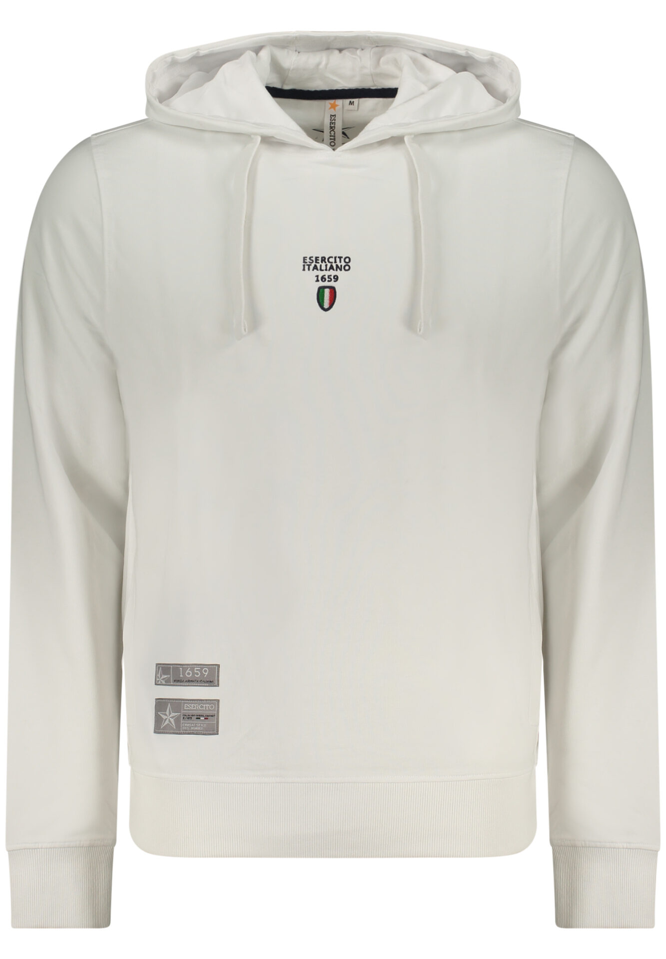 MILITARY ACADEMY MEN'S WHITE ZIP-UP SWEATSHIRT