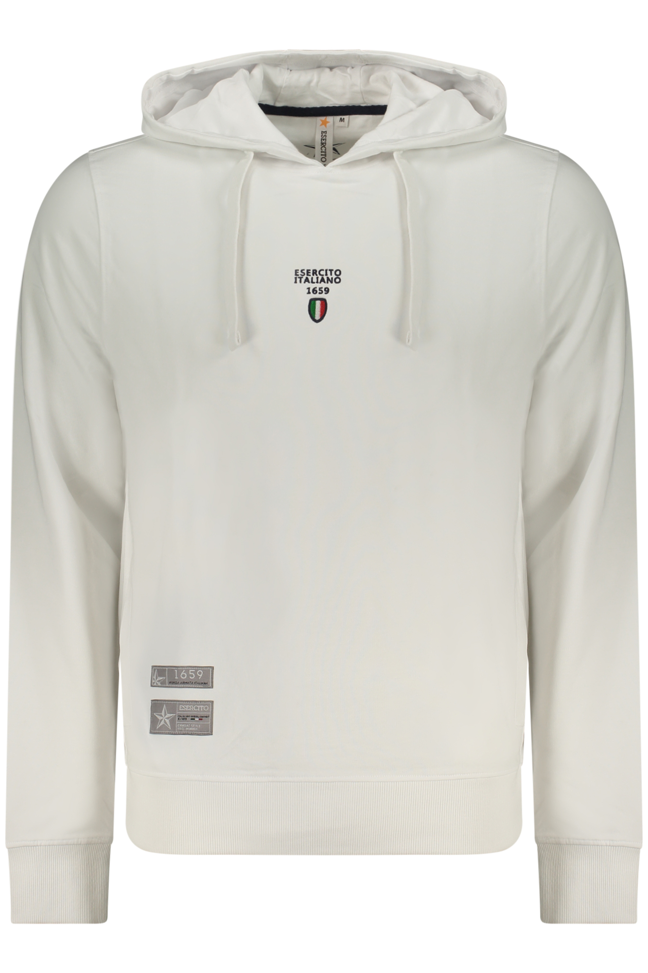 MILITARY ACADEMY MEN'S WHITE ZIP-UP SWEATSHIRT MILITARY ACADEMY MEN'S WHITE ZIP-UP SWEATSHIRT