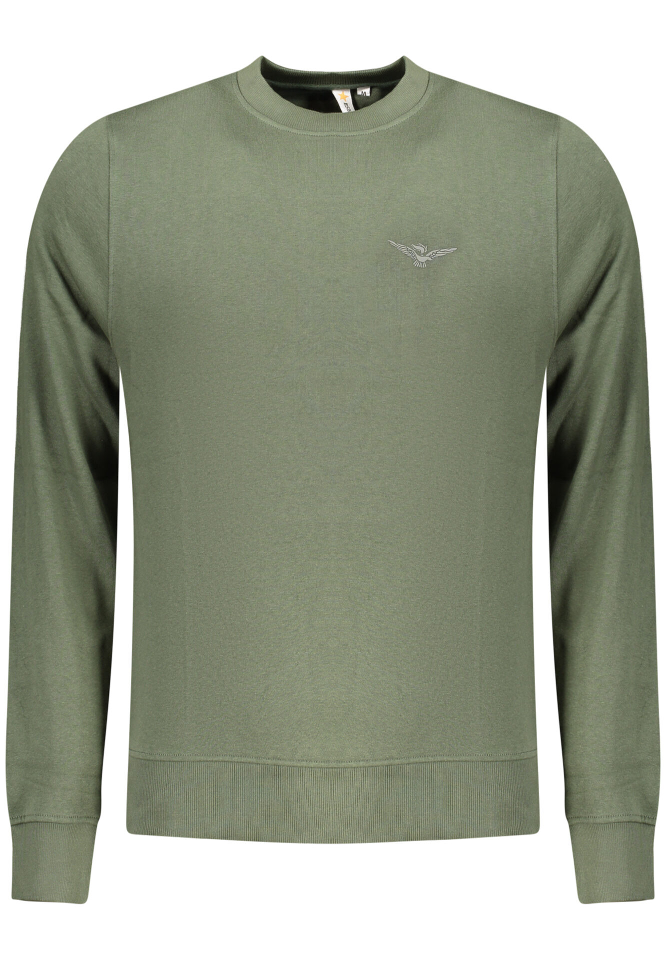 MILITARY ACADEMY MEN'S ZIP-UP SWEATSHIRT, GREEN