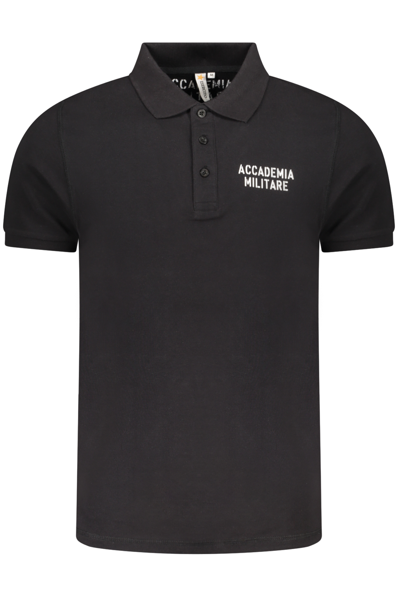 MILITARY ACADEMY BLACK MEN'S SHORT SLEEVE POLO MILITARY ACADEMY BLACK MEN'S SHORT SLEEVE POLO