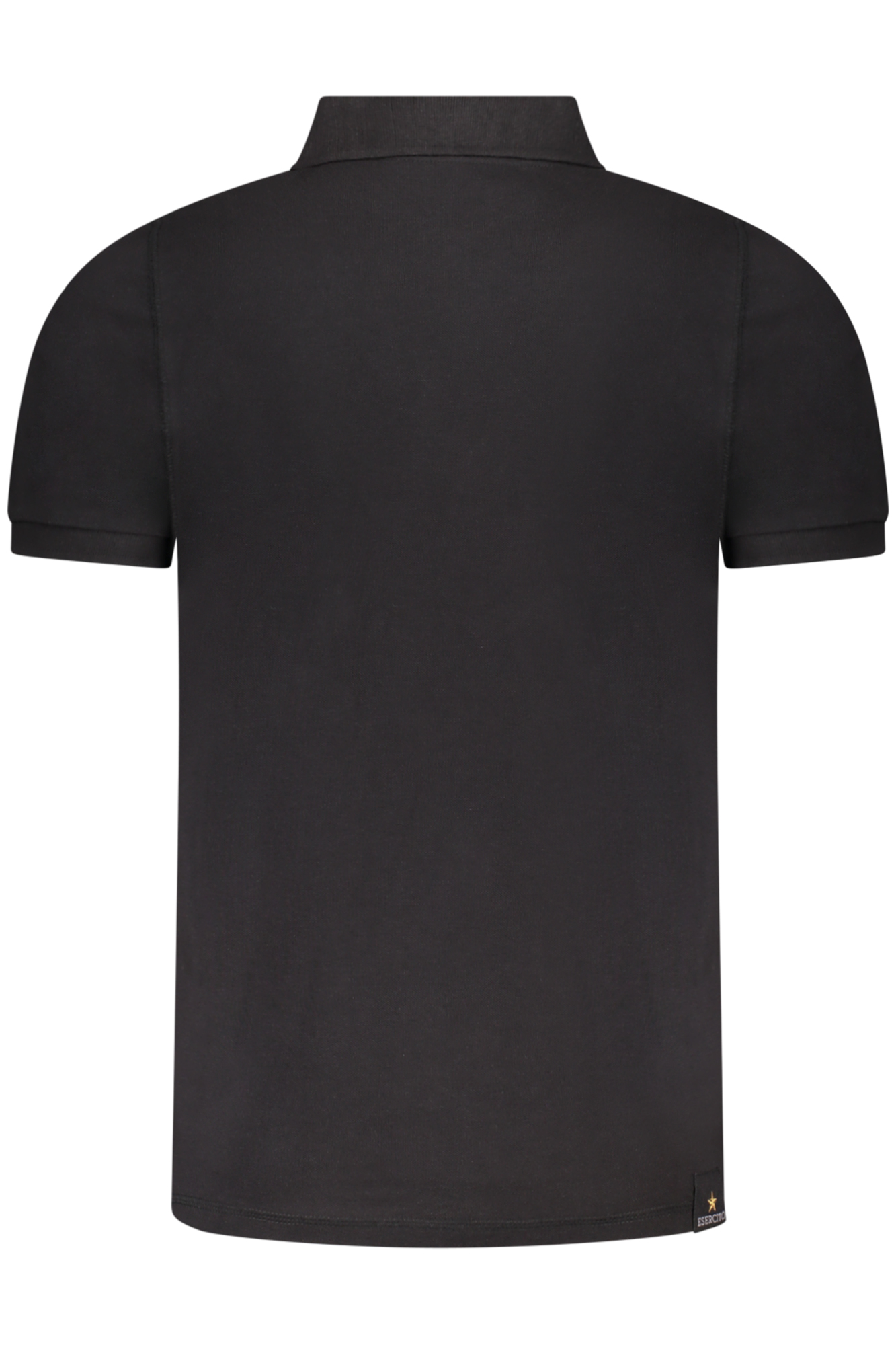 MILITARY ACADEMY BLACK MEN'S SHORT SLEEVE POLO MILITARY ACADEMY BLACK MEN'S SHORT SLEEVE POLO - Image 2