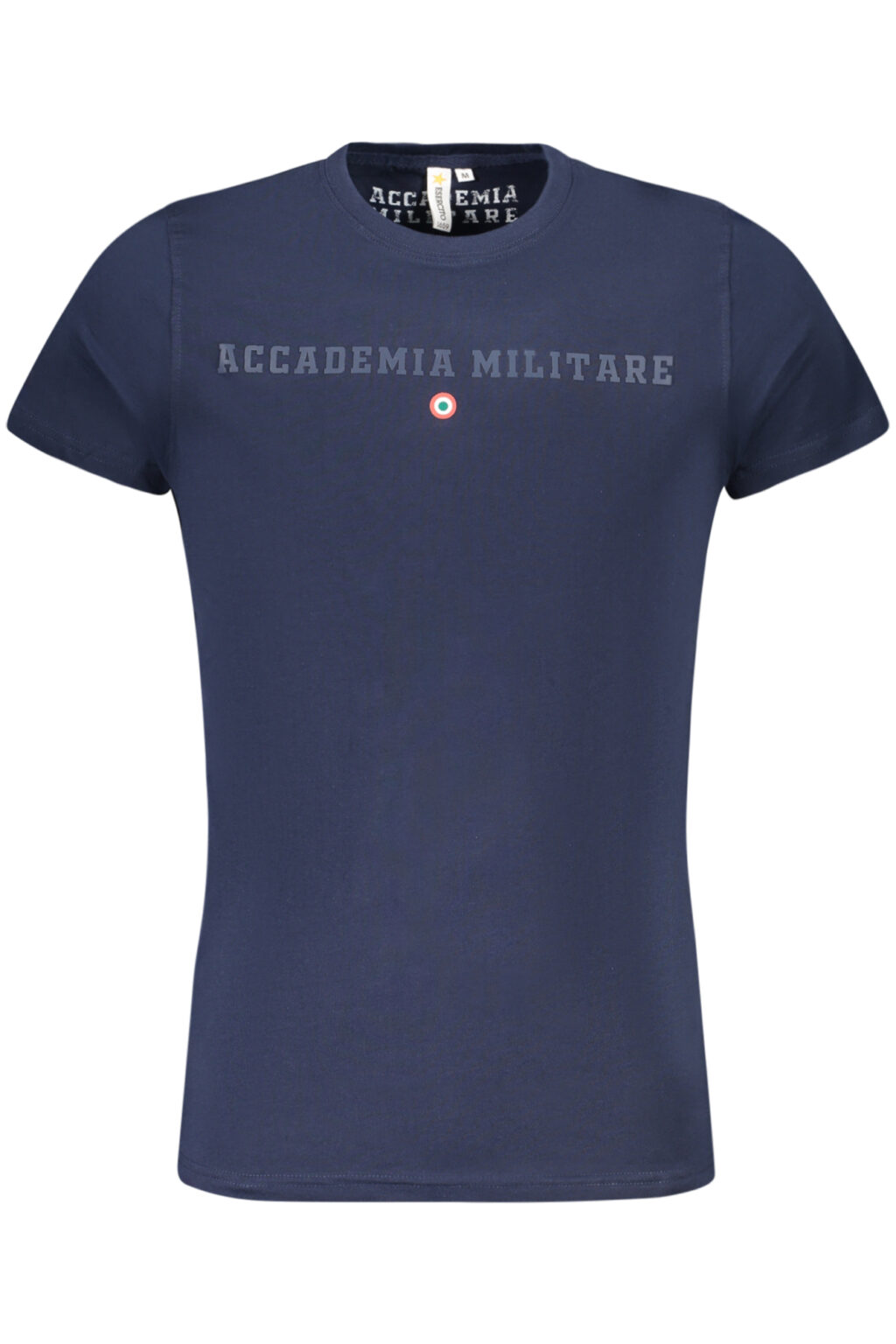 accademiamilitaret-shirtmanichecorteuomoblu_1 ACCADEMIA MILITARE mėlyni vyriški marškinėliai trumpomis rankovėmis