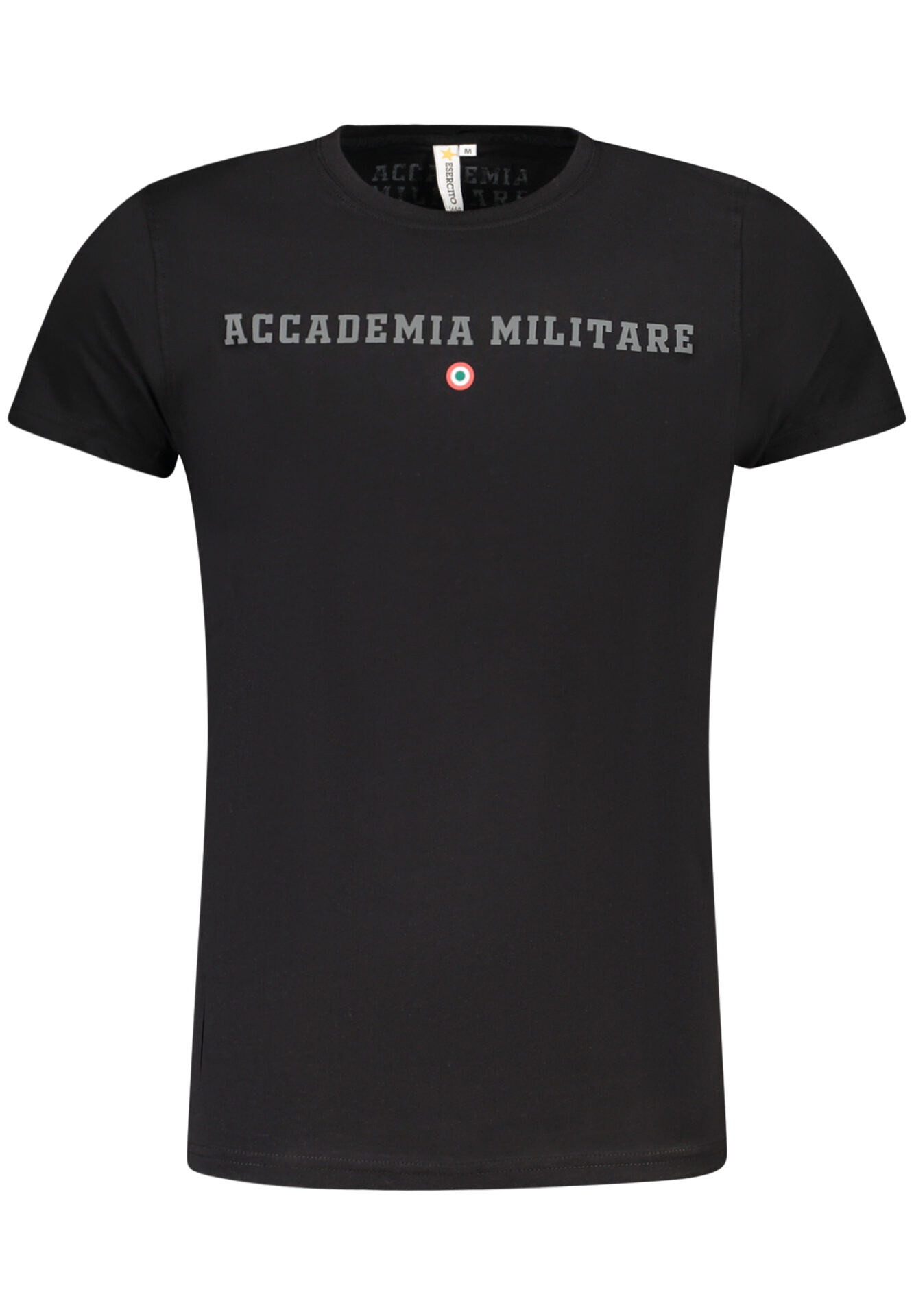 MILITARY ACADEMY BLACK MEN'S SHORT SLEEVE T-SHIRT