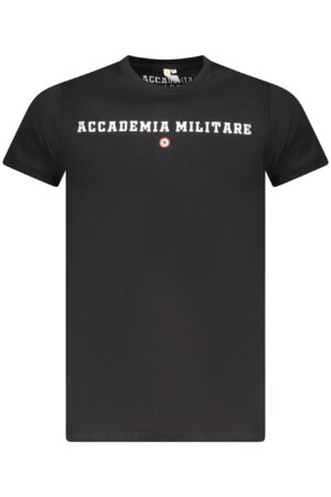 MILITARY ACADEMY BLACK MEN'S SHORT SLEEVE T-SHIRT