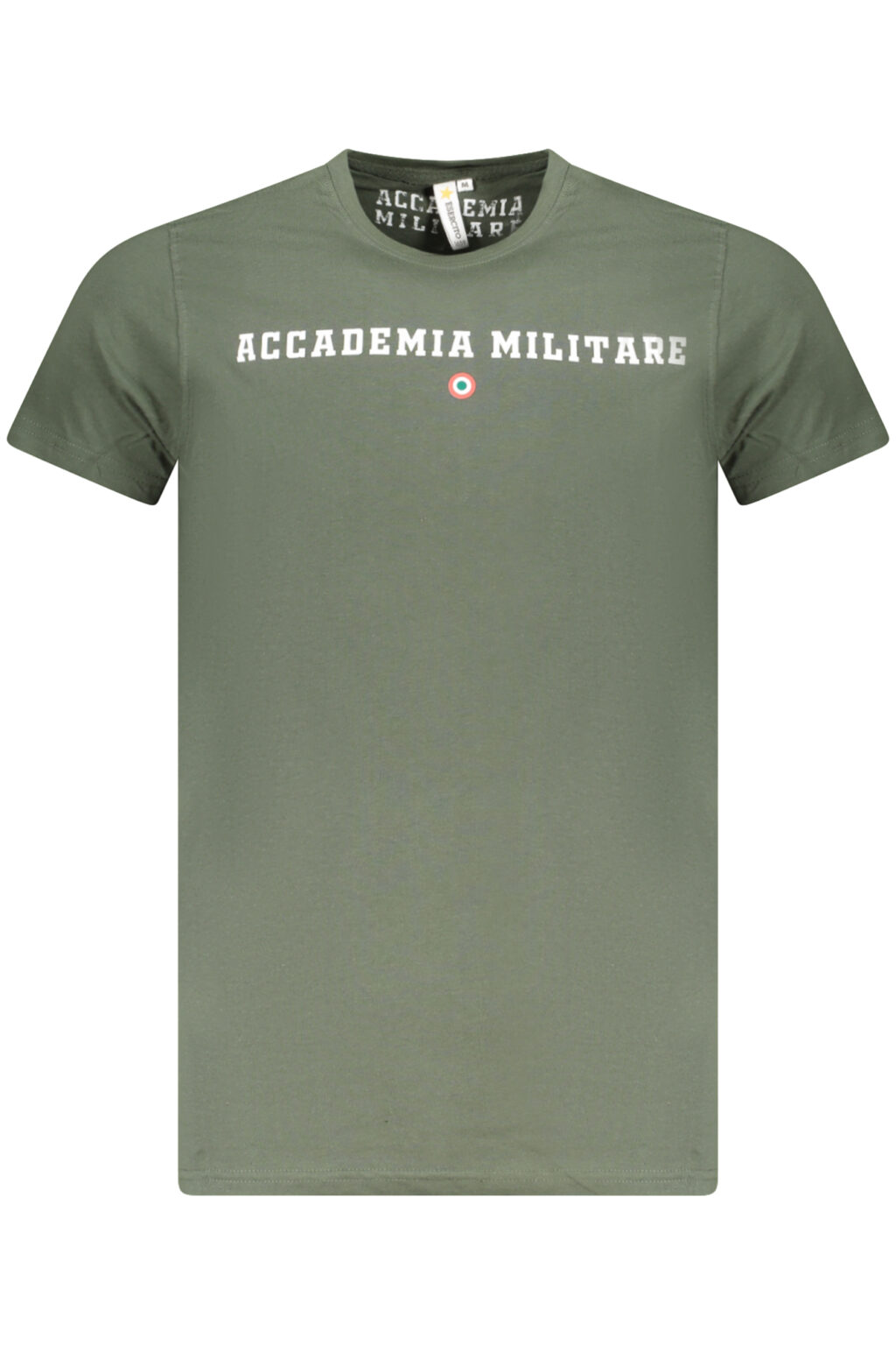 ACCADEMIA MILITARE žali vyriški marškinėliai trumpomis rankovėmis